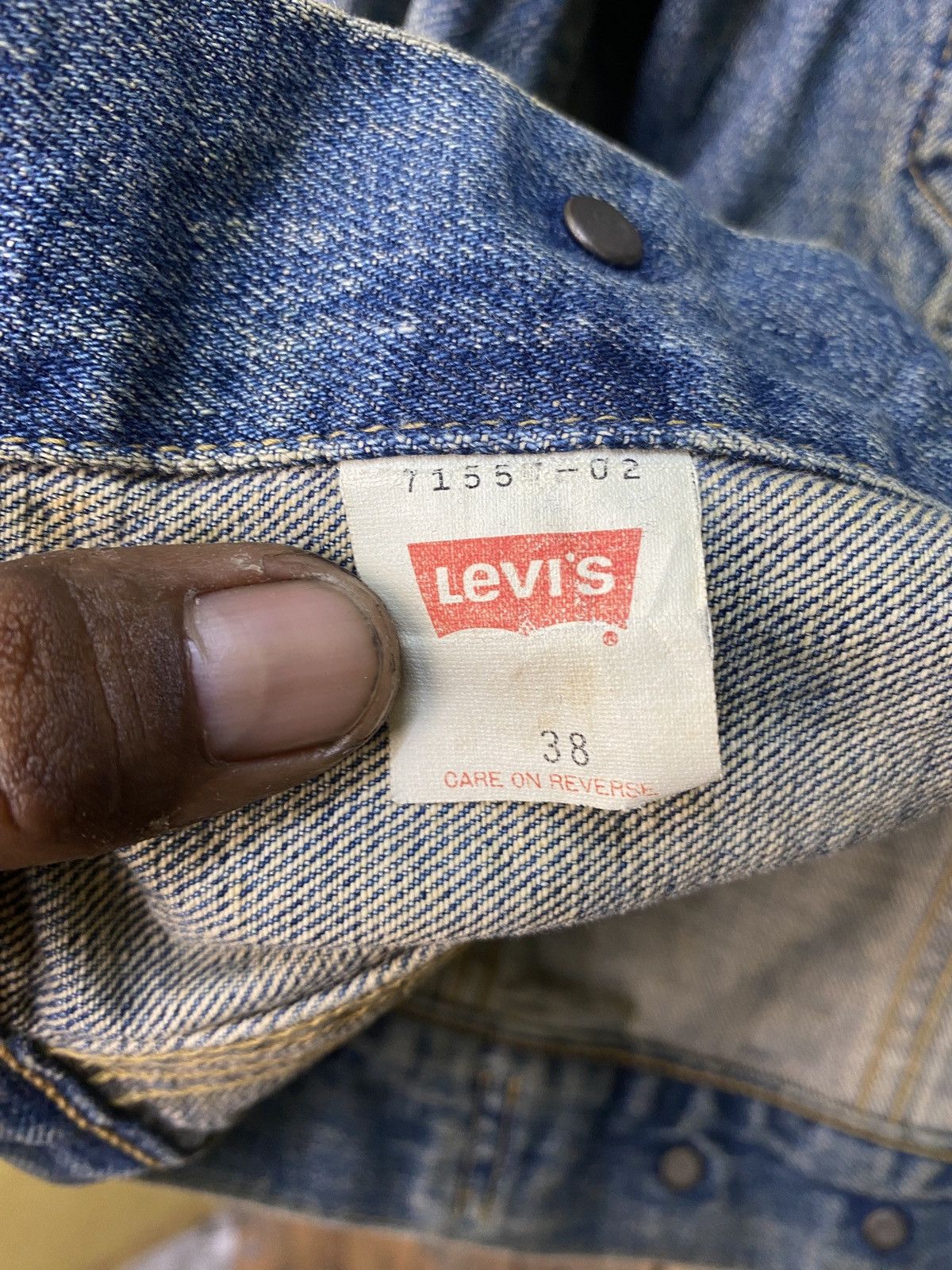 If Six Was Nine × Iron Heart × Levi's Vintage Clothing Vintage 90’s levis big E LOT 557 denim jacket Size US S / EU 44-46 / 1 - 7 Thumbnail