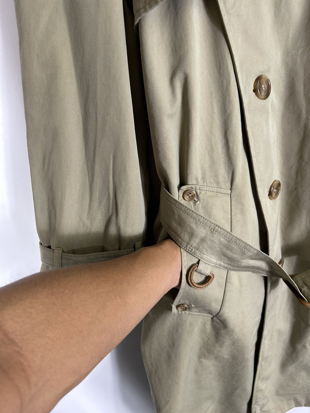 Aquascutum ⚡️Vintage Aquascutum London Double Breast Trench Long Coat Size US M / EU 48-50 / 2 - 7 Thumbnail