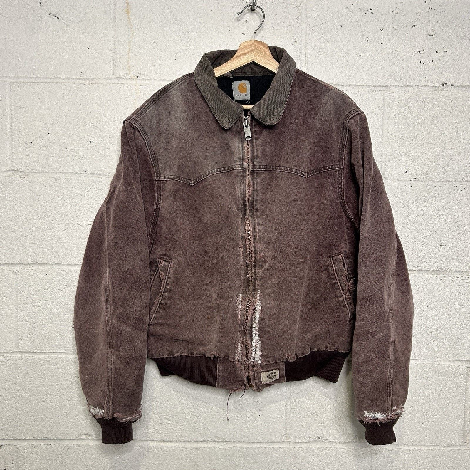 Carhartt × Streetwear × Vintage Carhartt Santa Fe Jacket J14 BRG