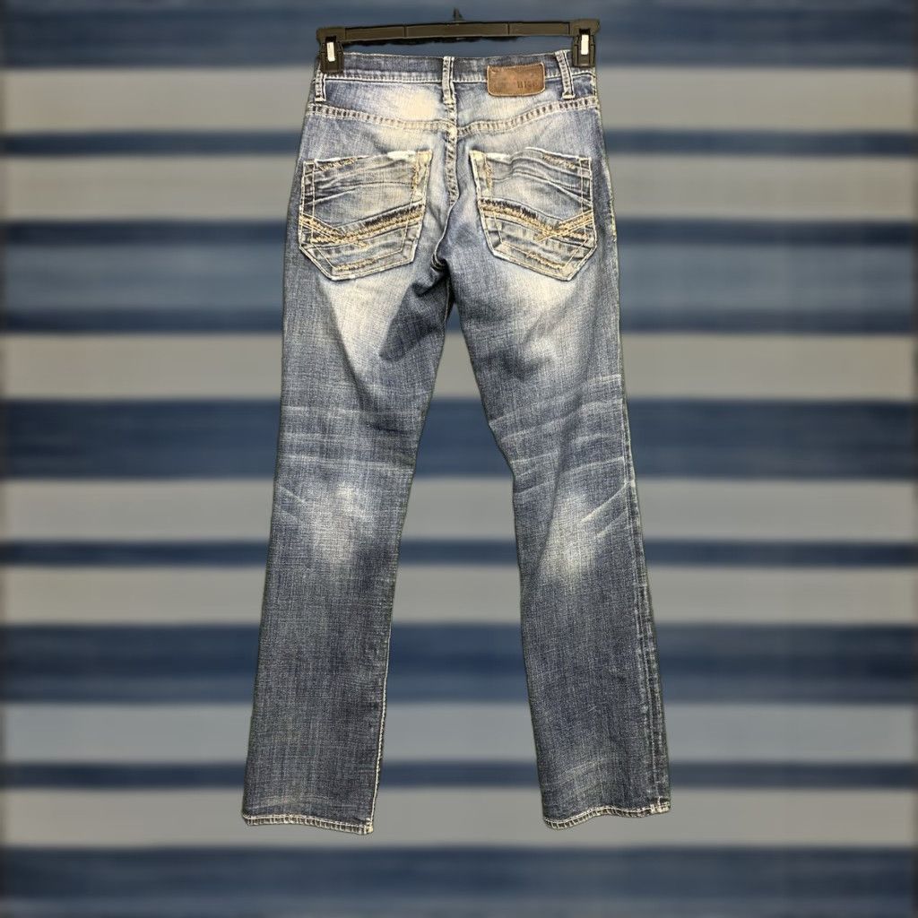 Vintage BKE Buckle Jeans 26S Alec Straight Leg Medium Wash Blue Grunge Mens Size US 26 / EU 42 - 1 Thumbnail