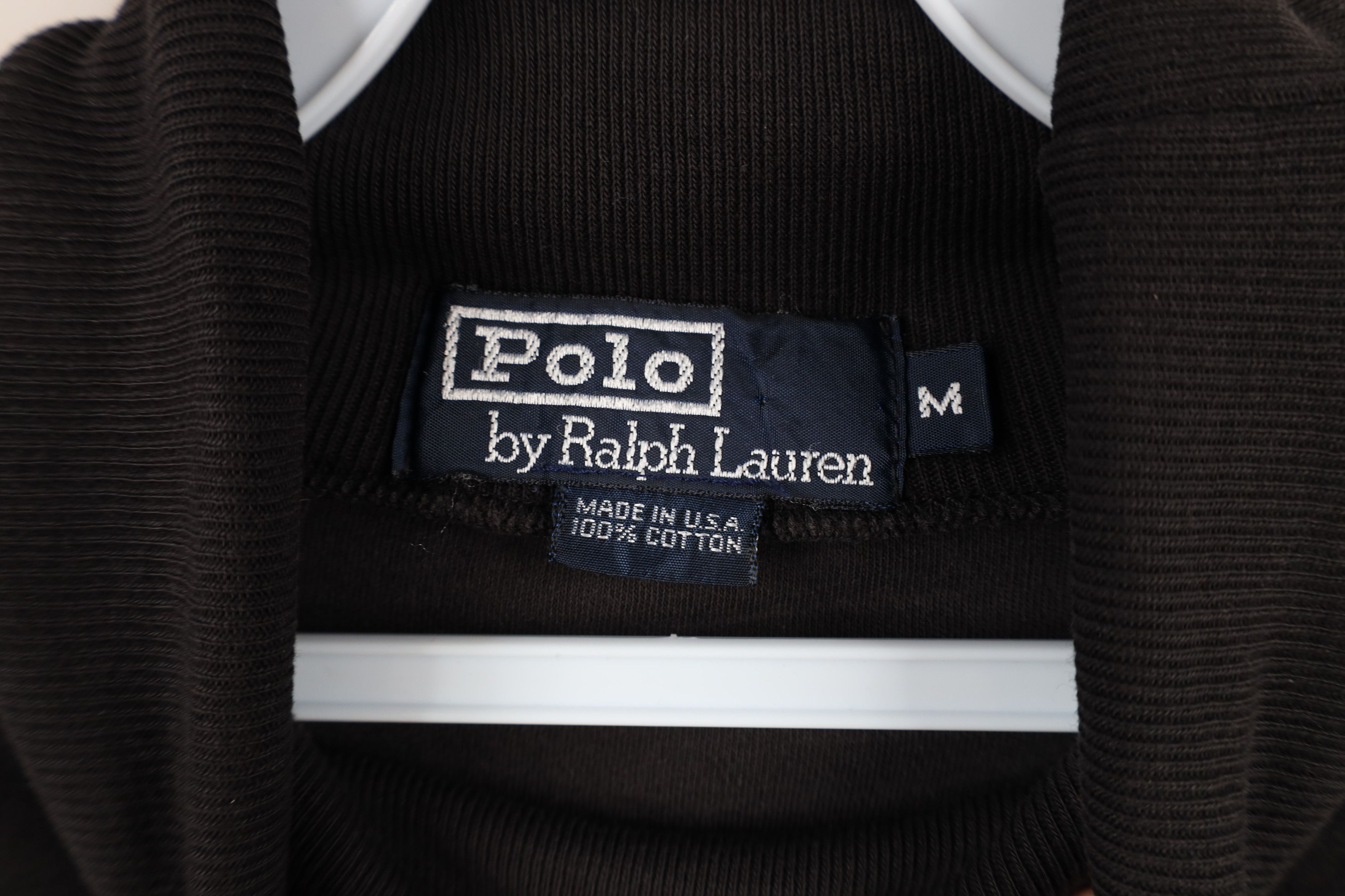 Ralph Lauren × Vintage Vintage 90s Ralph Lauren Turtleneck T-Shirt Black USA Size US M / EU 48-50 / 2 - 11 Thumbnail