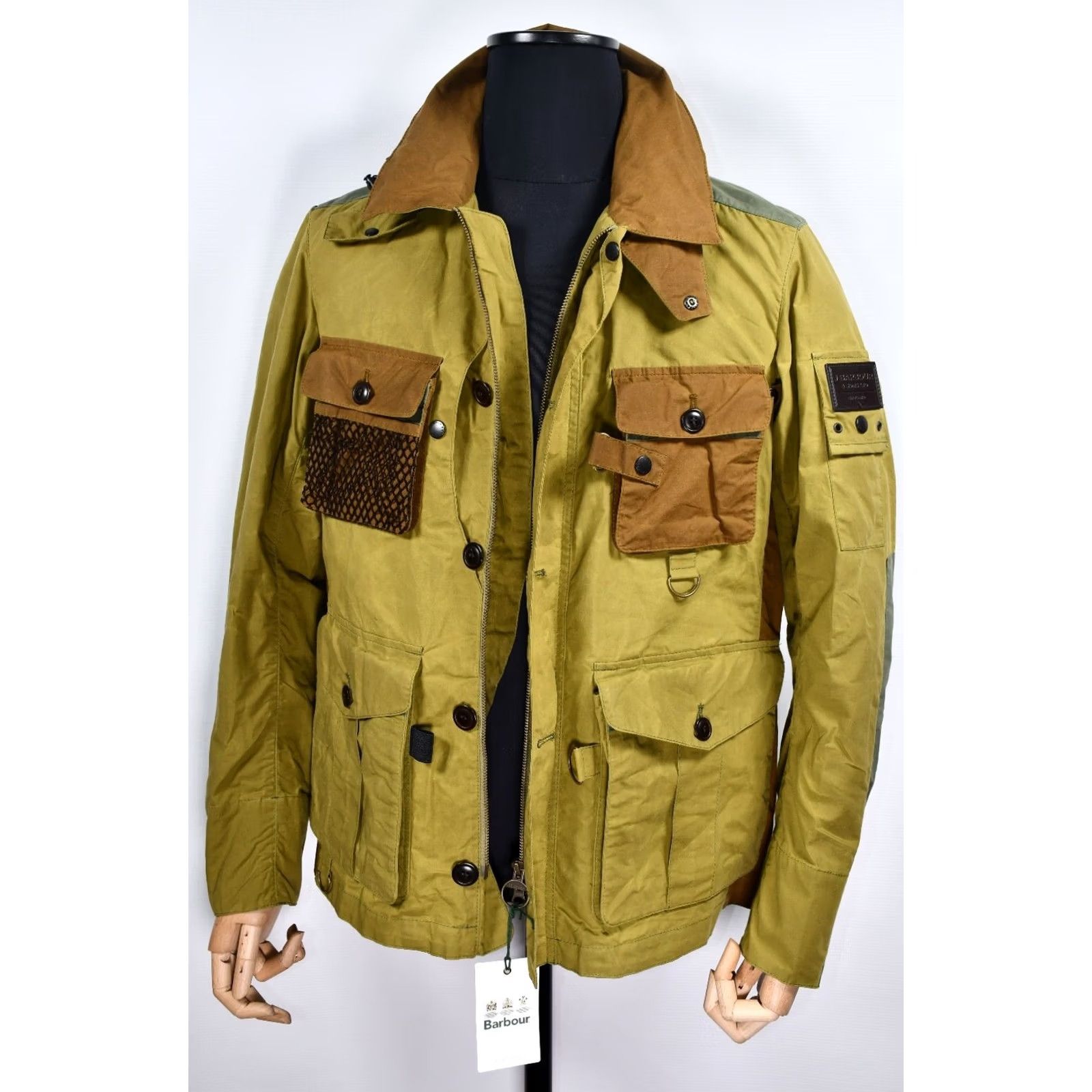 Barbour Barbour Gold Standard Sennen Jacket Mens M Seaweed Gold Cotton Hooded Casual Size US M / EU 48-50 / 2 - 2 Thumbnail