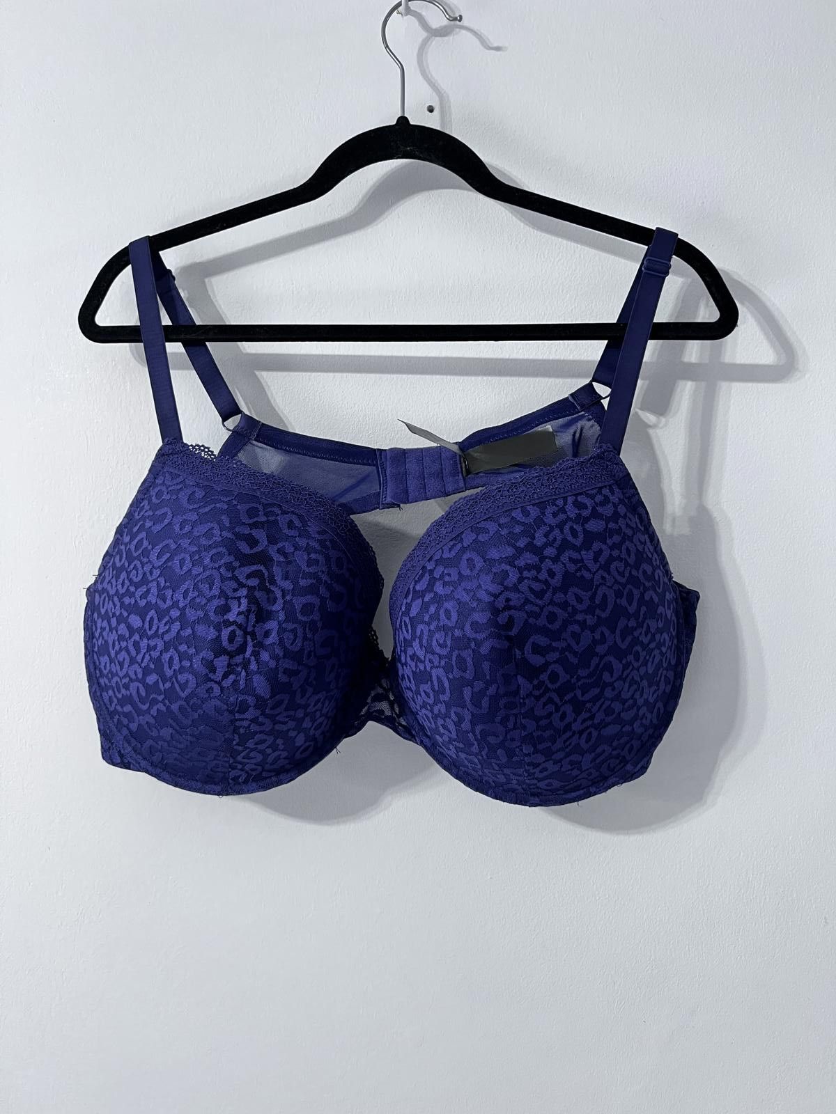 Other Yours Navy Blue Lace Bra – Size 44E Size ONE SIZE - 1 Thumbnail