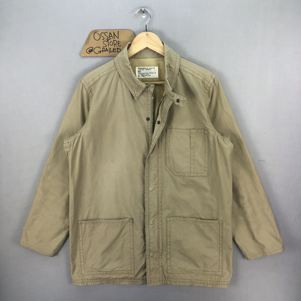 Japanese Brand Vintage Workwear Amekaji Style Chore Jacket Size US M / EU 48-50 / 2 - 1 Thumbnail