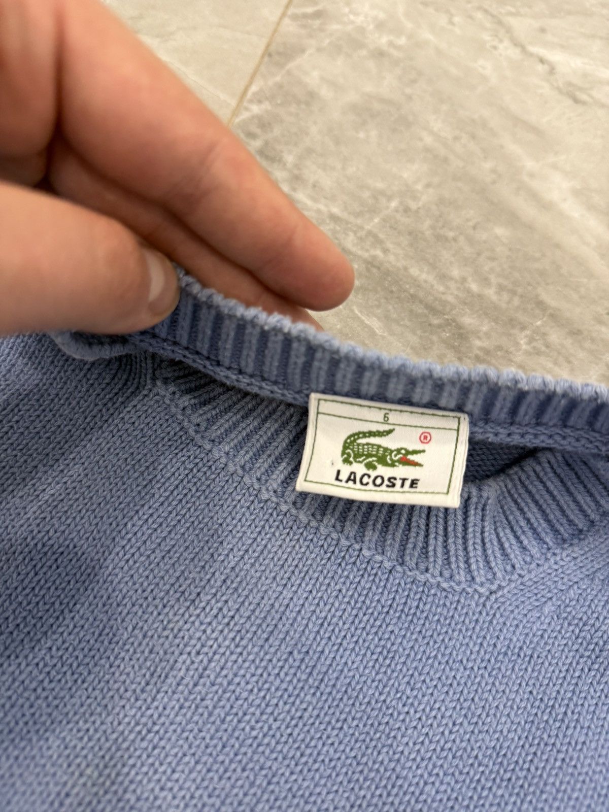 Lacoste Vintage Lacoste Crewneck Sweater Knit Y2K streetwear 90s Size US L / EU 52-54 / 3 - 3 Thumbnail