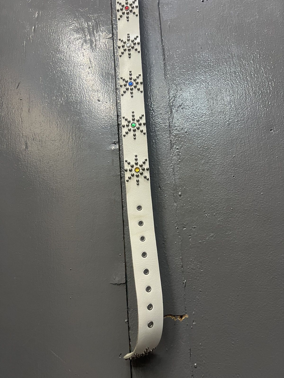 Japanese Brand Leather Belt Stud Size ONE SIZE - 3 Thumbnail