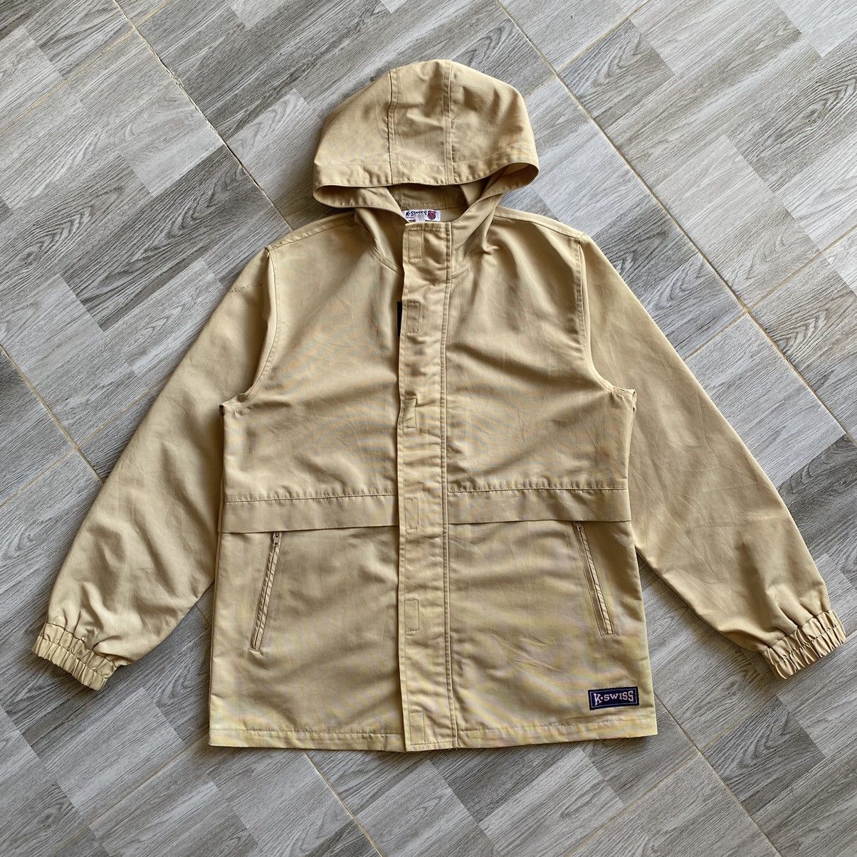 K-Swiss × Vintage K-SWISS Hooded Light Jacket Size US L / EU 52-54 / 3 - 2 Thumbnail