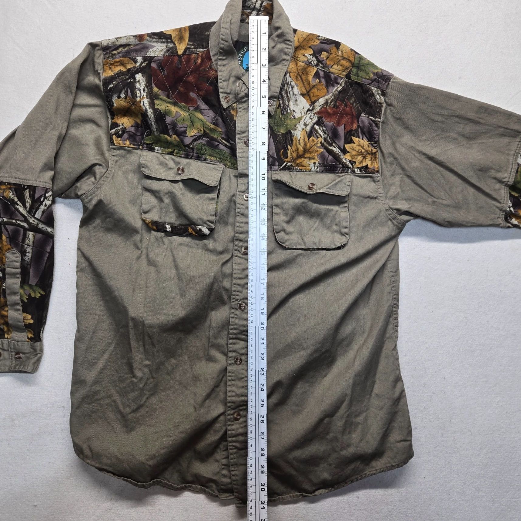 Vintage Master Sportsman Camouflage Button-Up Shirt Men XL Hunting Camo Long Sleeve Fall Winter Size US XL / EU 56 / 4 - 7 Thumbnail