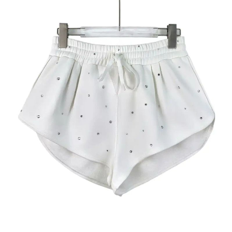 Miu Miu Miu Miu White Cotton Women's Shorts 0089 Size 23" - 1 Thumbnail