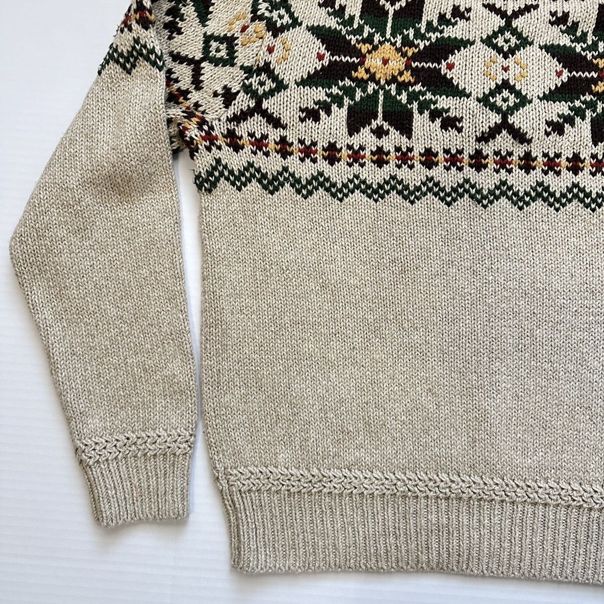 Polo Ralph Lauren Vintage Polo Ralph Lauren Snowflake Fair Isle Sweater Large Size US L / EU 52-54 / 3 - 10 Thumbnail