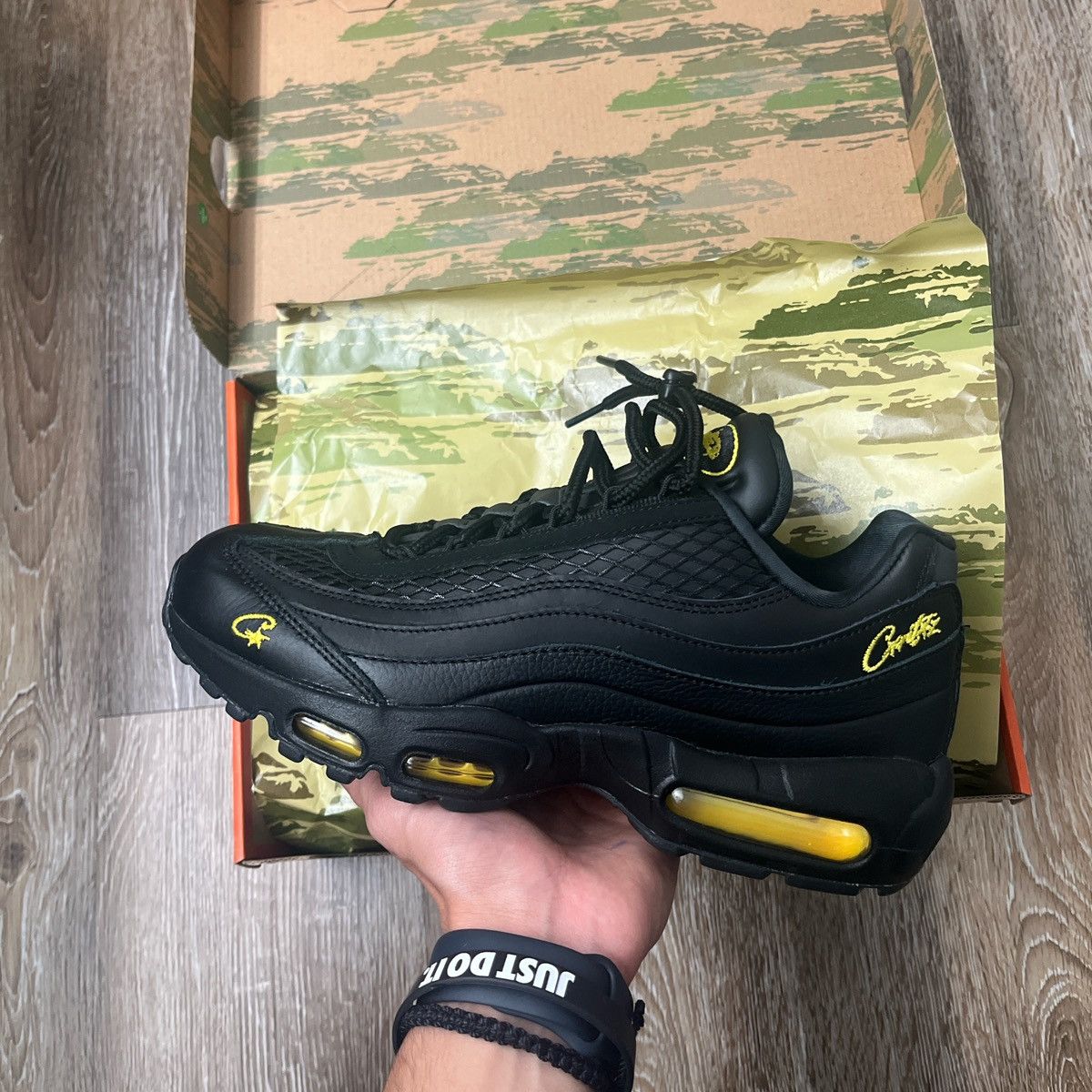 Corteiz × Nike Nike Air Max 95 Corteiz Honey Blacks size 8.5 Size US 8.5 / EU 41-42 - 1 Thumbnail