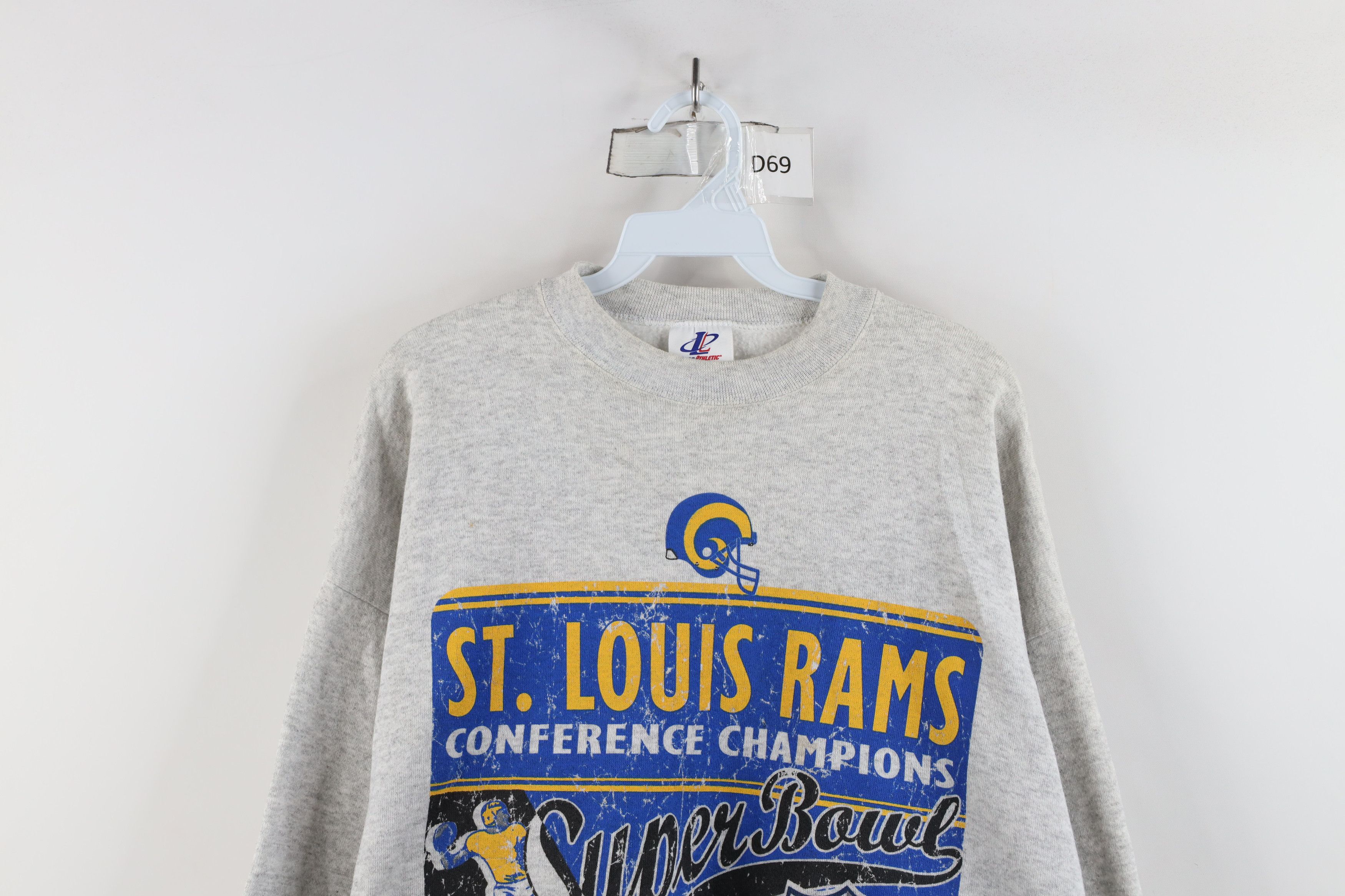 Vintage Vintage Super Bowl Champs St Louis Rams Football Sweatshirt Size US XL / EU 56 / 4 - 2 Thumbnail