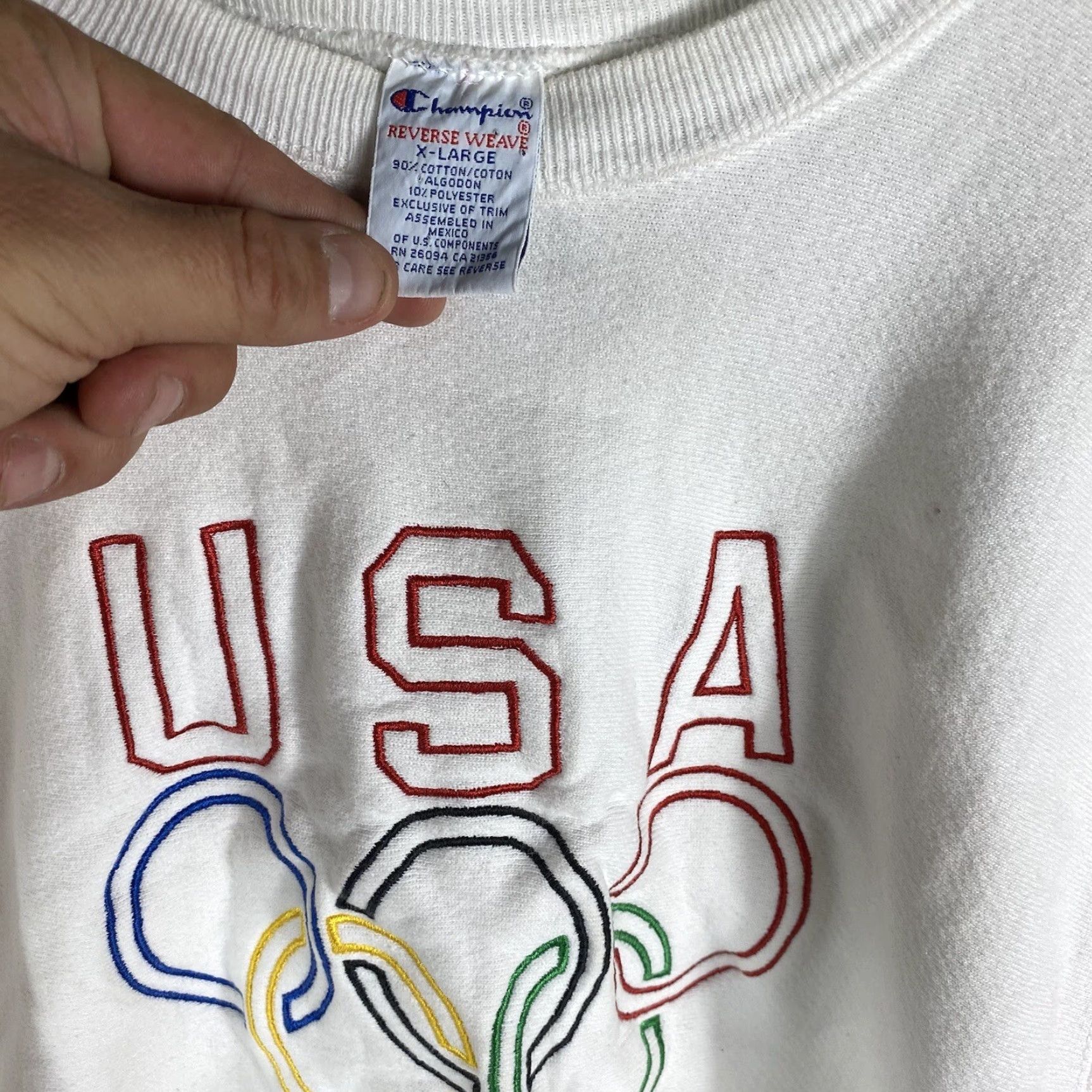 Vintage VINTAGE Champion Olympics Team USA Sweatshirt XL, Mens? Size US XL / EU 56 / 4 - 2 Thumbnail