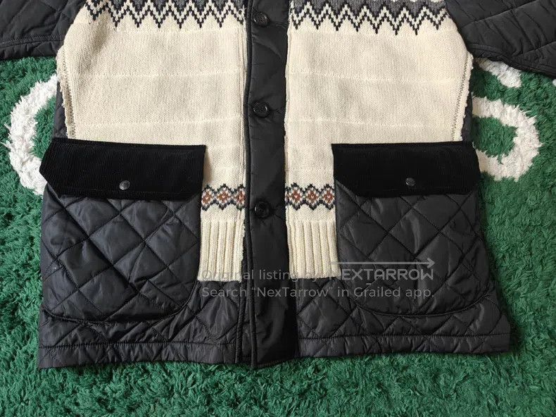 Junya Watanabe Junya Watanabe Wool Knit Hooded Parka Size US L / EU 52-54 / 3 - 4 Thumbnail