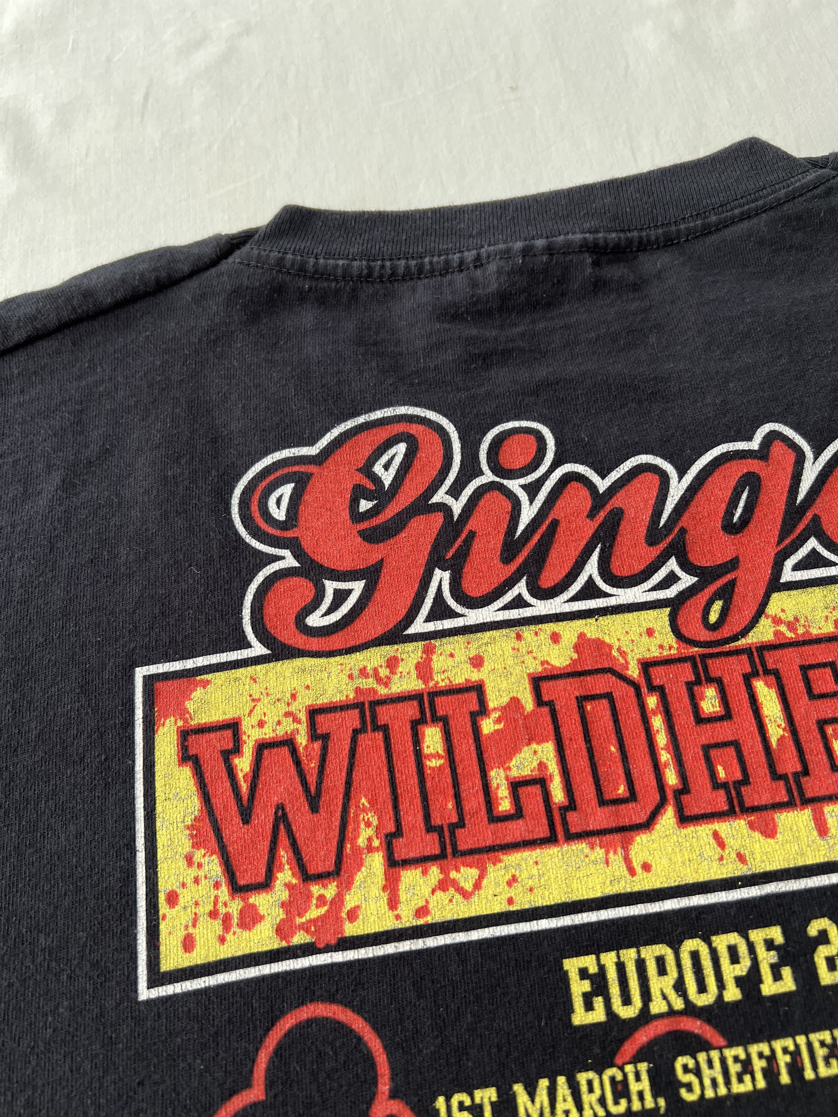 Band Tees Vintage 2013 The Wildhearts Ginger Europe Tour Black T-shirt Size US XL / EU 56 / 4 - 14 Thumbnail