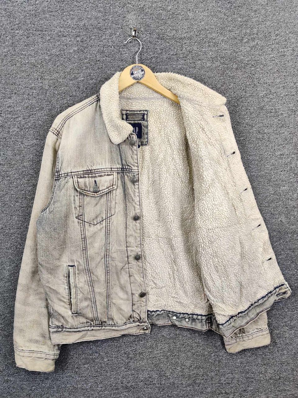 Gap Vintage Gap Sherpa Denim Jacket Size US M / EU 48-50 / 2 - 9 Thumbnail