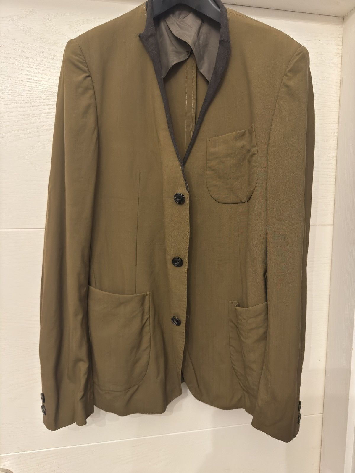 Kolor Kolor men contrast runway blazer wool jacket Size US M / EU 48-50 / 2 - 2 Thumbnail