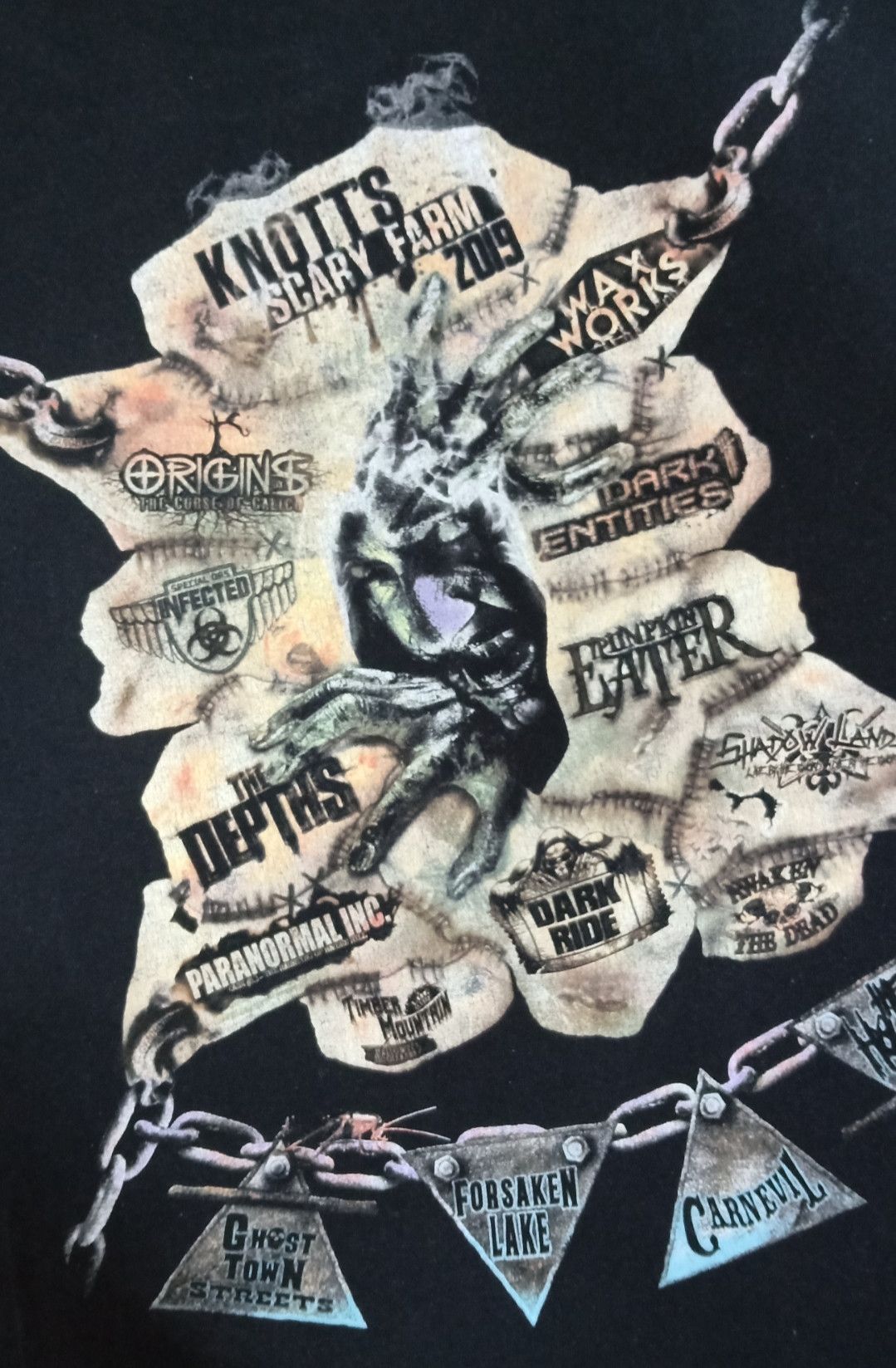 Expert Horror Knott's Scary Farm 2019 T-shirt Size US L / EU 52-54 / 3 - 14 Thumbnail