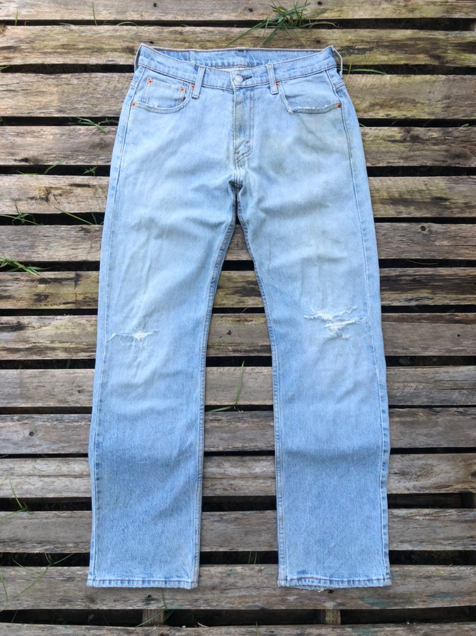 Levi's × Vintage Vintage Levi's 569 Denim Jeans Distressed Size US 30 / EU 46 - 1 Thumbnail
