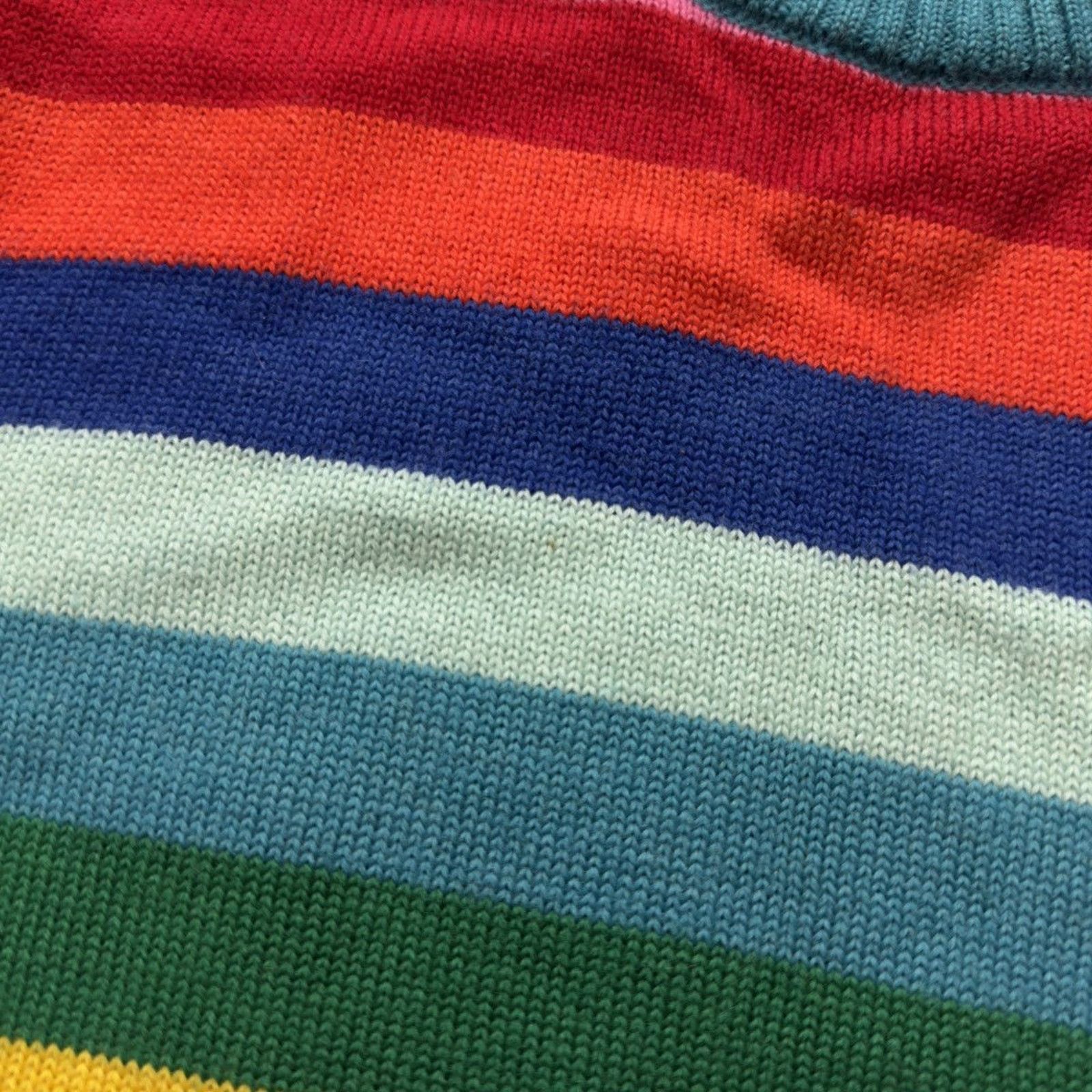 Saint Laurent Paris Saint Laurent Paris Hedi Slimane AW15 Rainbow Stripe Sweater Size US M / EU 48-50 / 2 - 9 Thumbnail