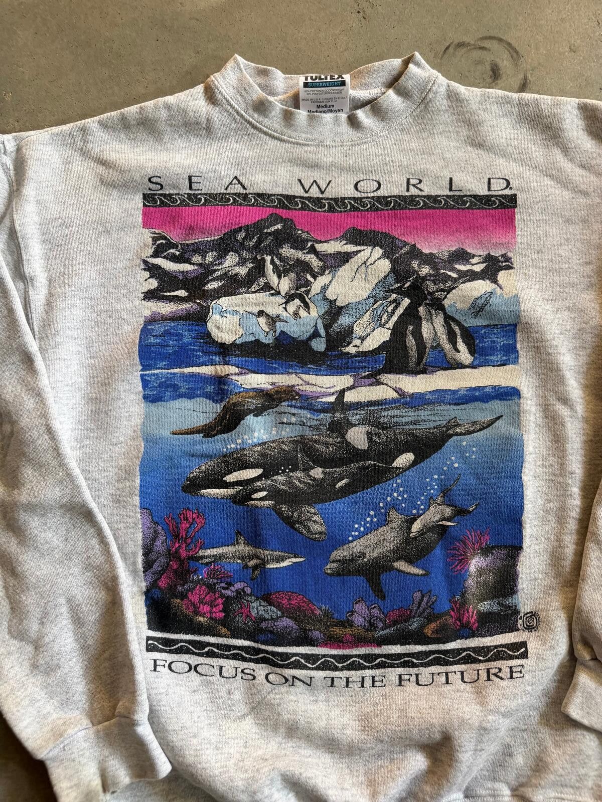 Other VTG Sea World Focus On The Future Sweatshirt Sz M Size US M / EU 48-50 / 2 - 3 Thumbnail