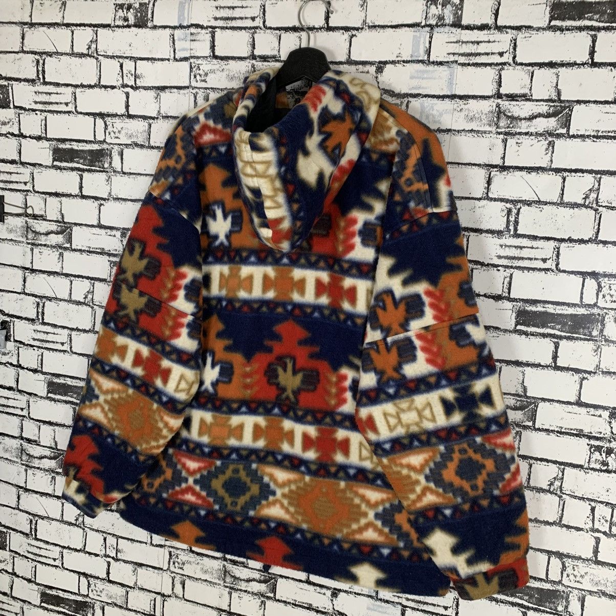 Native Vintage New Breed Aztec Native Navajo Design Fleece Jacket Size US L / EU 52-54 / 3 - 3 Thumbnail