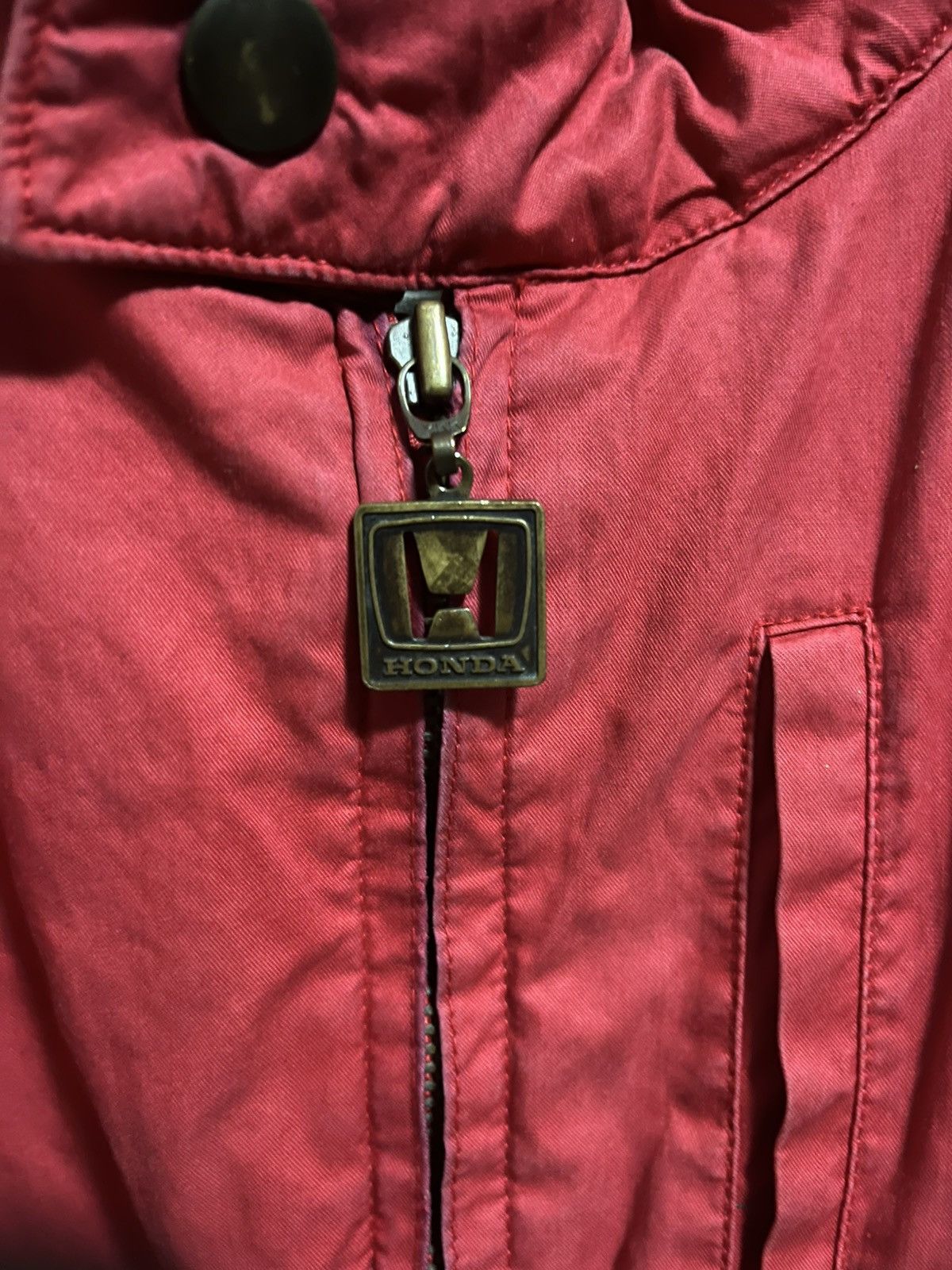Honda Vintage Honda F1 Racing Jacket (Camel Team Lotus Patch) - L Size US L / EU 52-54 / 3 - 4 Thumbnail