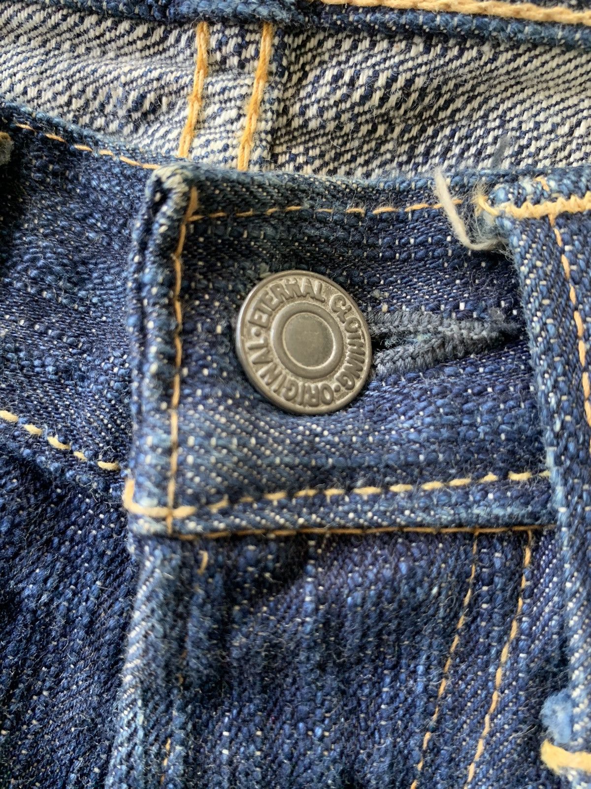 Eternal ETERNAL SELVEDGE BUTTON FLY RUSTY JAPANESE DENIM Size US 30 / EU 46 - 14 Thumbnail
