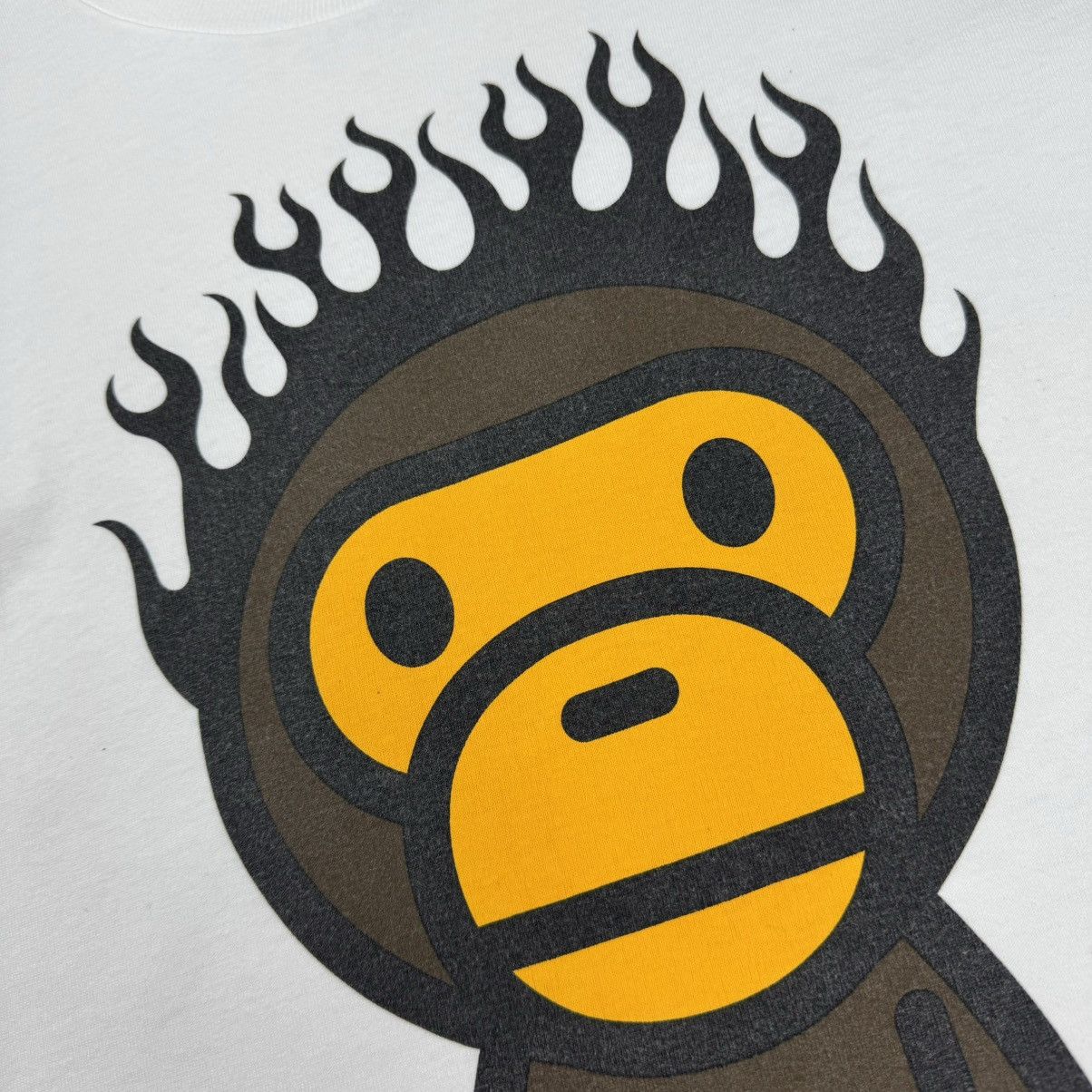 Bape Bape Baby Milo Flame Rare T-shirt Size US L / EU 52-54 / 3 - 6 Thumbnail