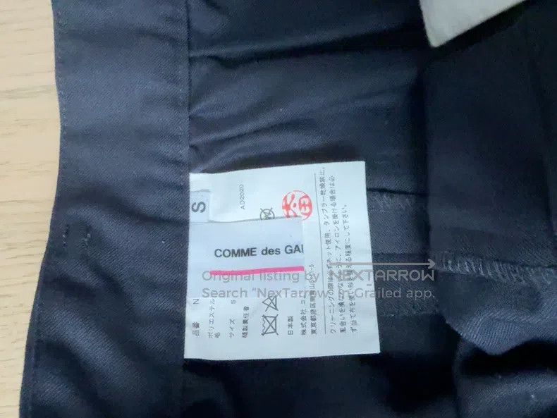 Comme des Garcons Comme des Garcons size S Wool shorts, size s, navy blue Size 23" - 2 Thumbnail