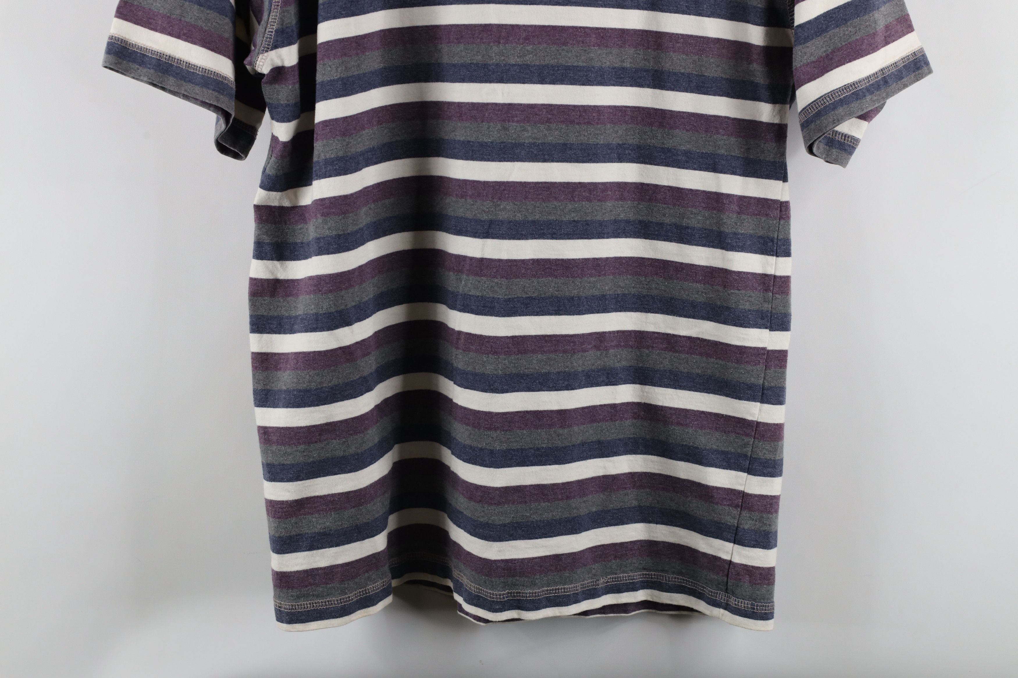 Vintage Vintage 90s Streetwear Block Short Sleeve Henley T-Shirt Size US M / EU 48-50 / 2 - 7 Thumbnail