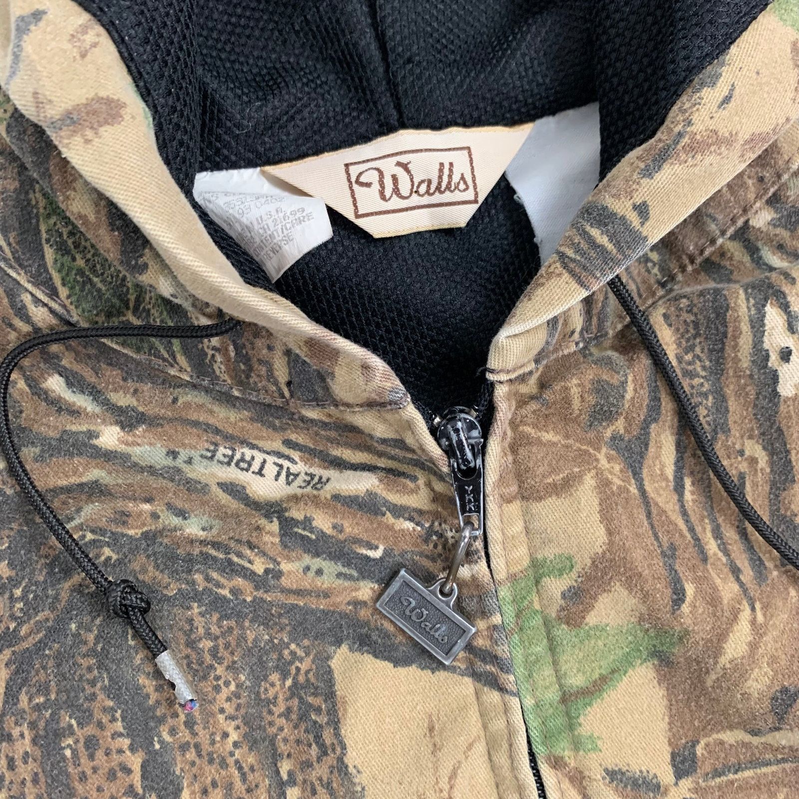 Walls Vintage Walls Realtree Camo Hooded Work Jacket Size Large Size US L / EU 52-54 / 3 - 4 Thumbnail