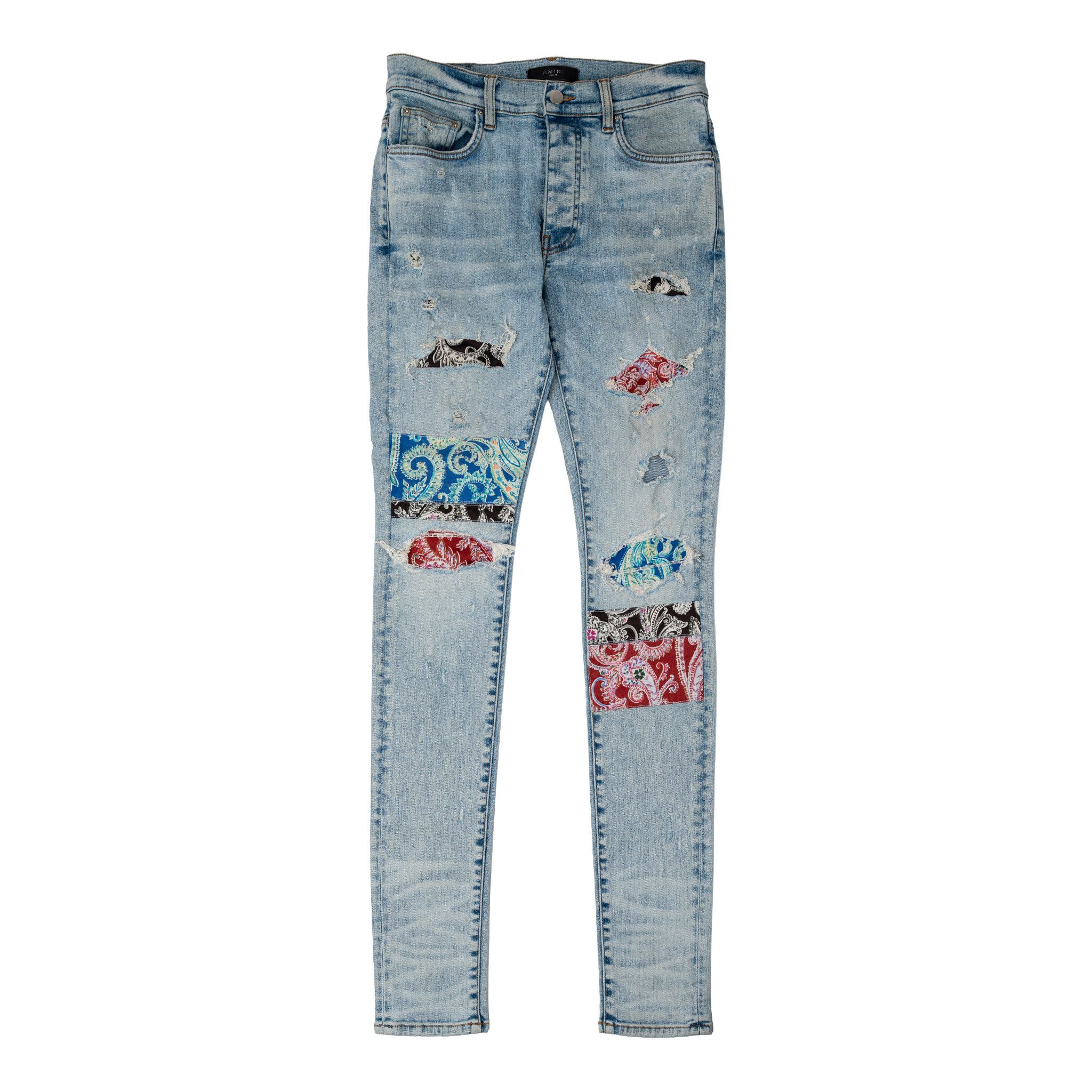 Amiri Amiri Art Patch Jeans | Grailed