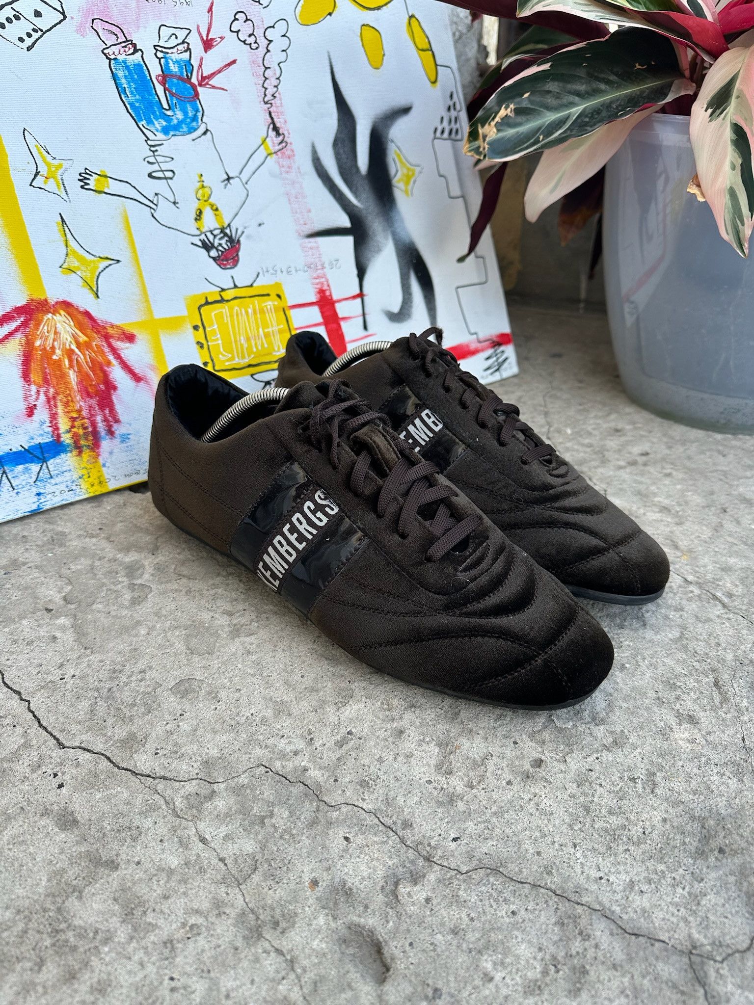 靴 DIRK BIKKEMBERGS FOOTBALL SHOES Y2K Dirk Bikkembergs 00S Y2K Football High Top Sneakers Vintage