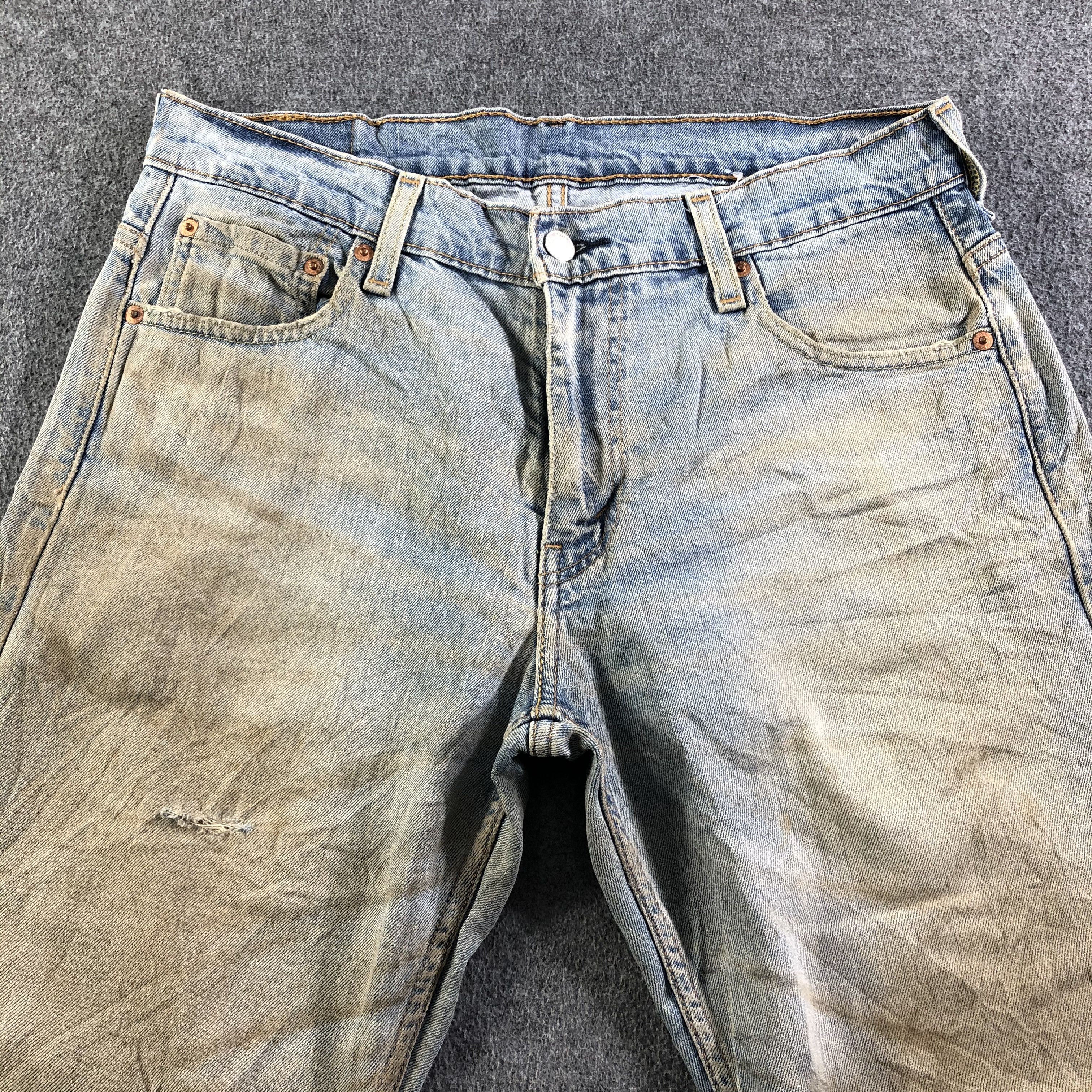Levi's Vintage Light Wash Levis 569 Jeans-J3682 Size US 33 - 3 Thumbnail
