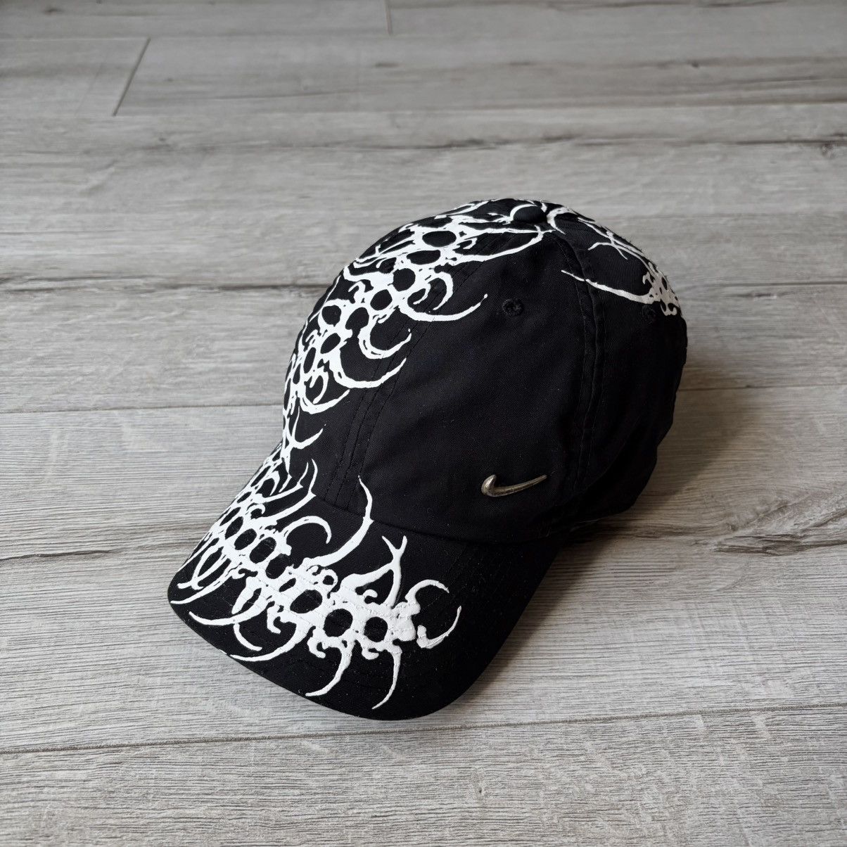 Nike Nike Cybersigilism Scolopendra Custom Hat centipede tribal Size ONE SIZE - 4 Thumbnail