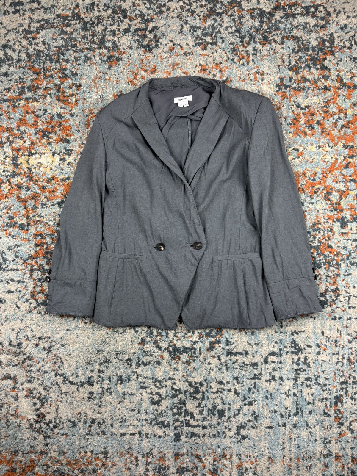 Designer × Helmut Lang Helmut Lang oversized loose fit blazer made in USA Size S / US 4 / IT 40 - 1 Thumbnail