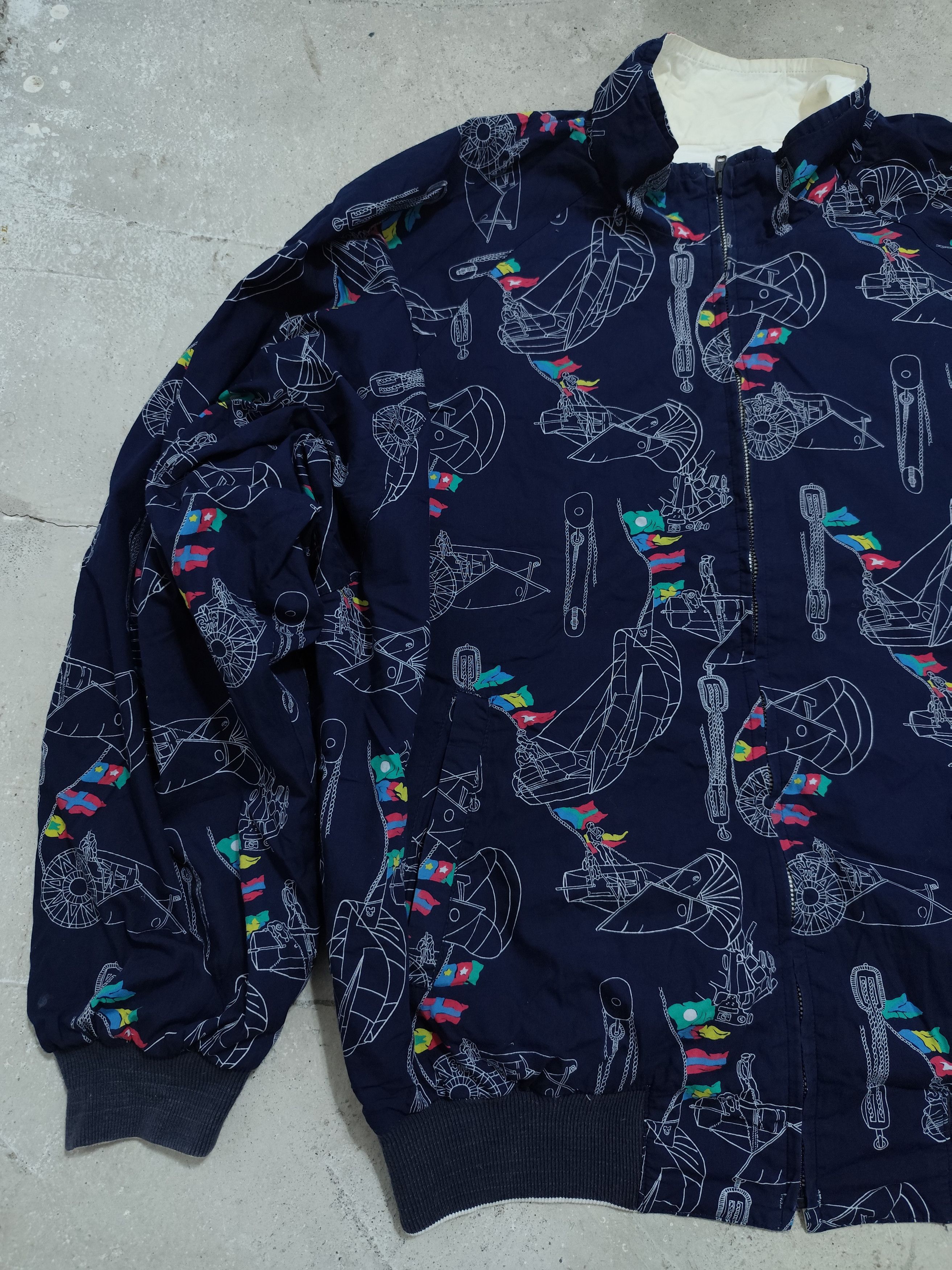 Nautica VINTAGE NAUTICA REVERSIBLE JACKET YACHT CLUB Size US XL / EU 56 / 4 - 2 Thumbnail