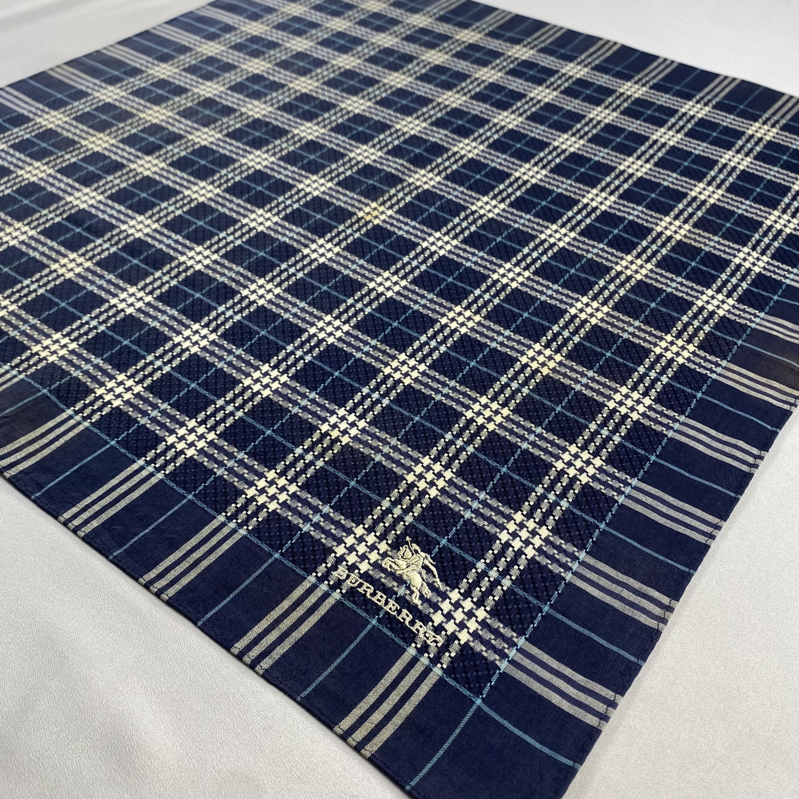 Burberry × Vintage Burberry Handkerchief / Neckerchief / Bandana-P1007 Size ONE SIZE - 2 Thumbnail