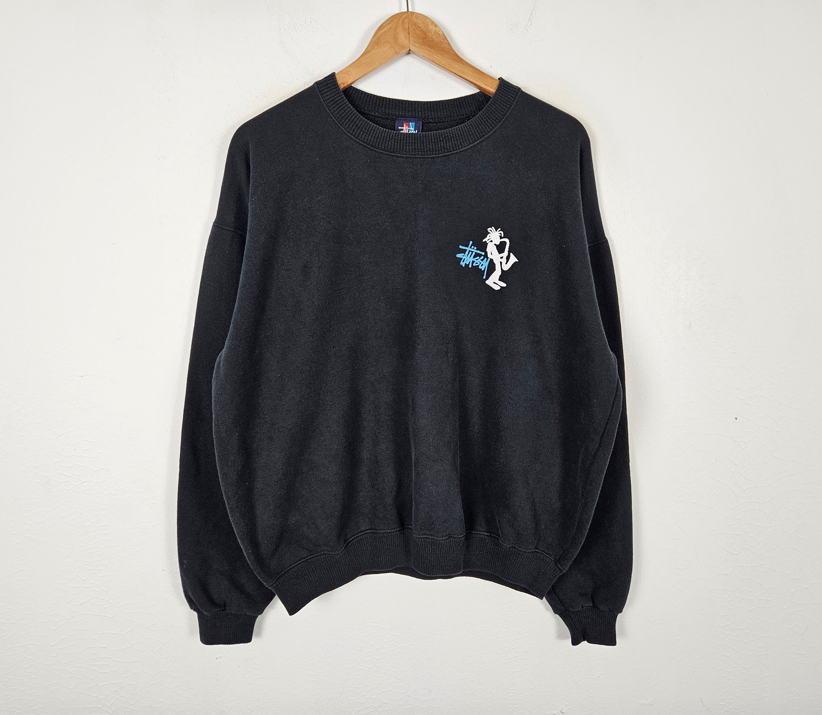 Stussy Vintage Stussy Stickman Rasta Trumpet Shirt Size US L / EU 52-54 / 3 - 3 Thumbnail