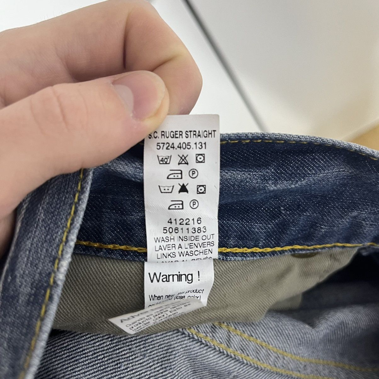 G-Star G-Star Raw S.C. Ruger Denim Washed Blue Jeans Streetwear Y2K Size US 32 / EU 48 - 6 Thumbnail