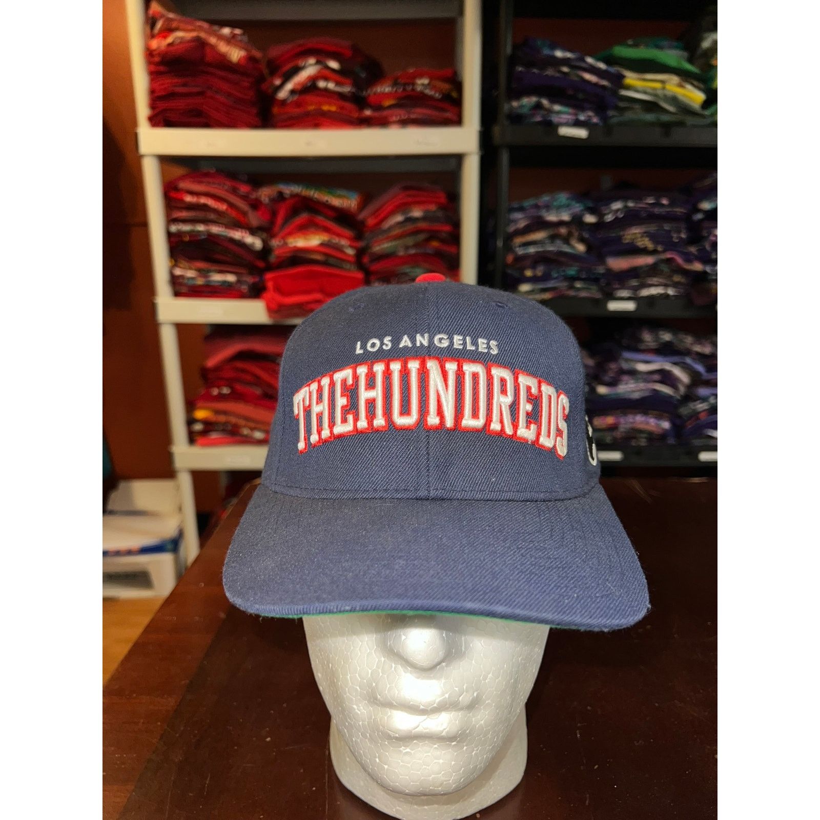 The Hundreds The Hundreds Hat LA Los Angeles Blue Huge Snapback Cap Size ONE SIZE - 1 Thumbnail