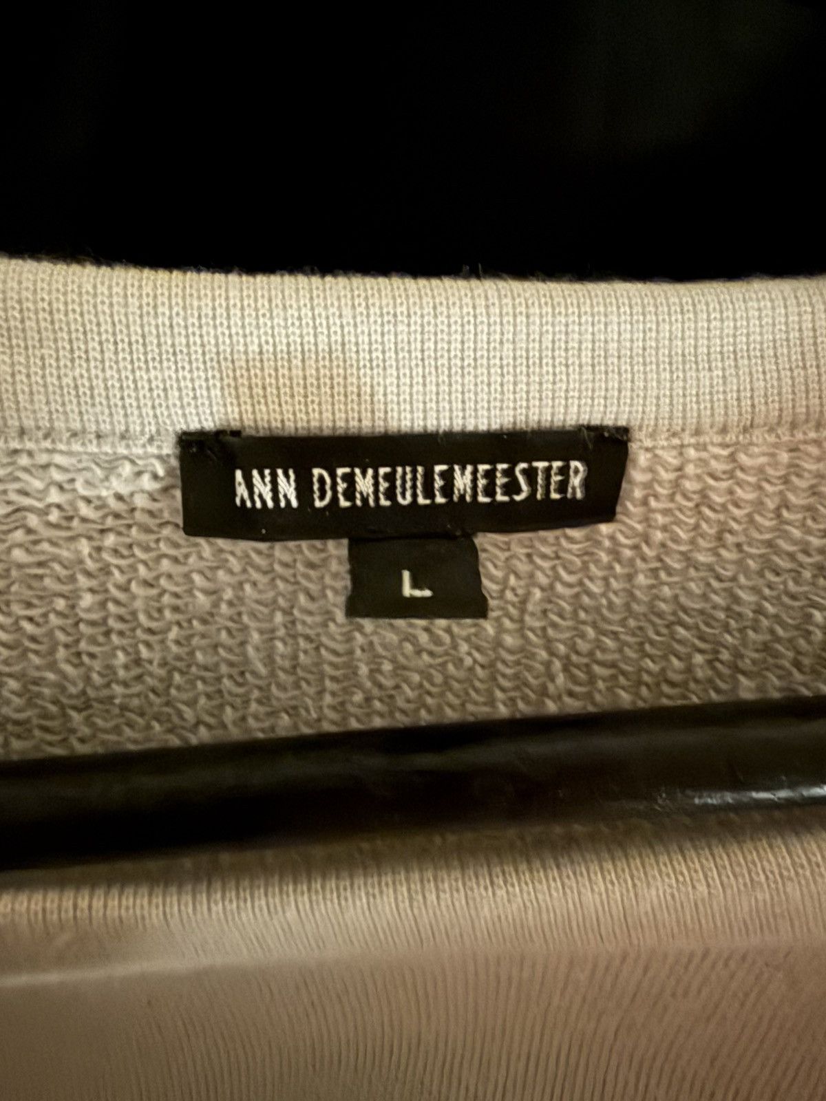 Ann Demeulemeester Poem Sweatshirt Size US L / EU 52-54 / 3 - 4 Thumbnail