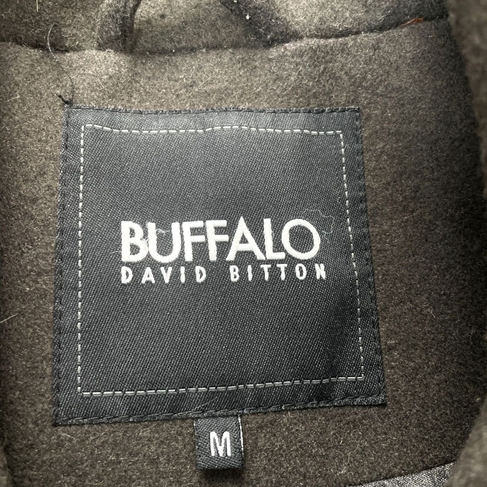 Buffalo David Bitton Buffalo David Bitton Jacket - Womens Medium Brown Wool Blend Double Collar Coat Size M / US 6-8 / IT 42-44 - 4 Thumbnail