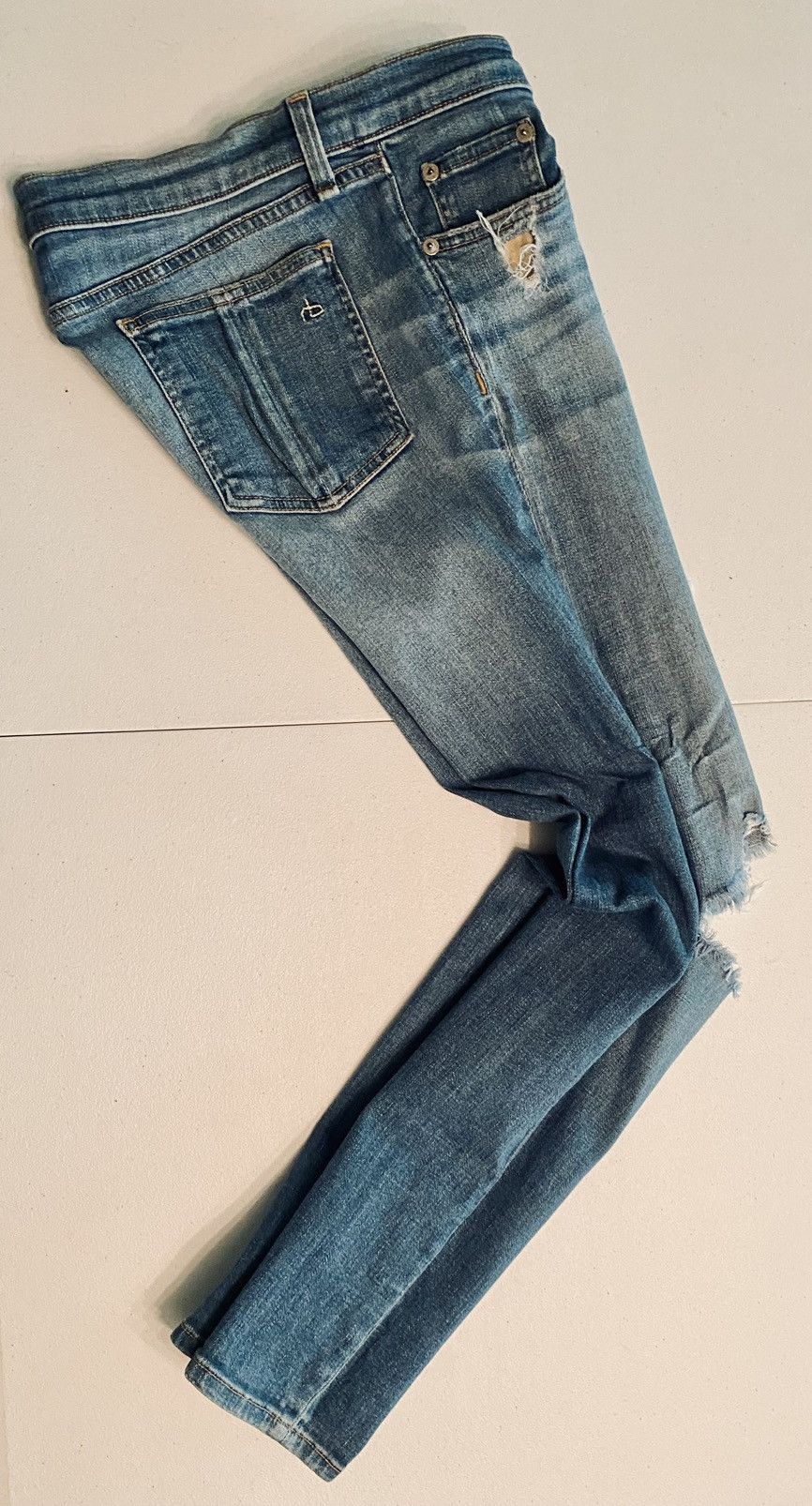 Rag & Bone Rag & Bone 🇺🇸 Zipper Ankle Shredded blowout Capri Jeans 30 Size 30" / US 8 / IT 44 - 7 Thumbnail