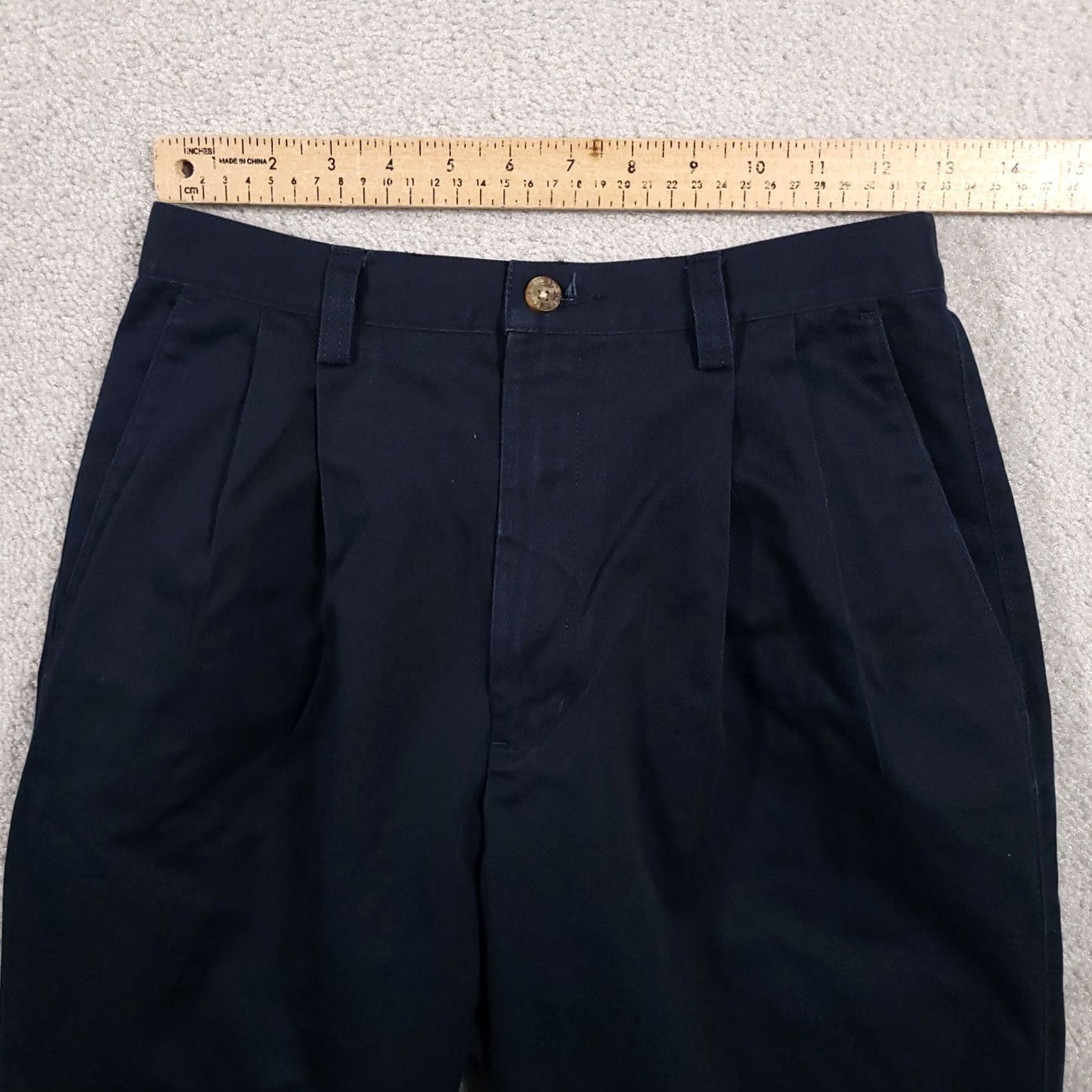 Eddie Bauer VINTAGE Eddie Bauer Wrinkle Resistant Classic Fit Chino Pants Womens 4 Navy Blue Pleated Chino Pants Womens 4 Navy Blue Pleated Size 27" / US 4 / IT 40 - 5 Thumbnail