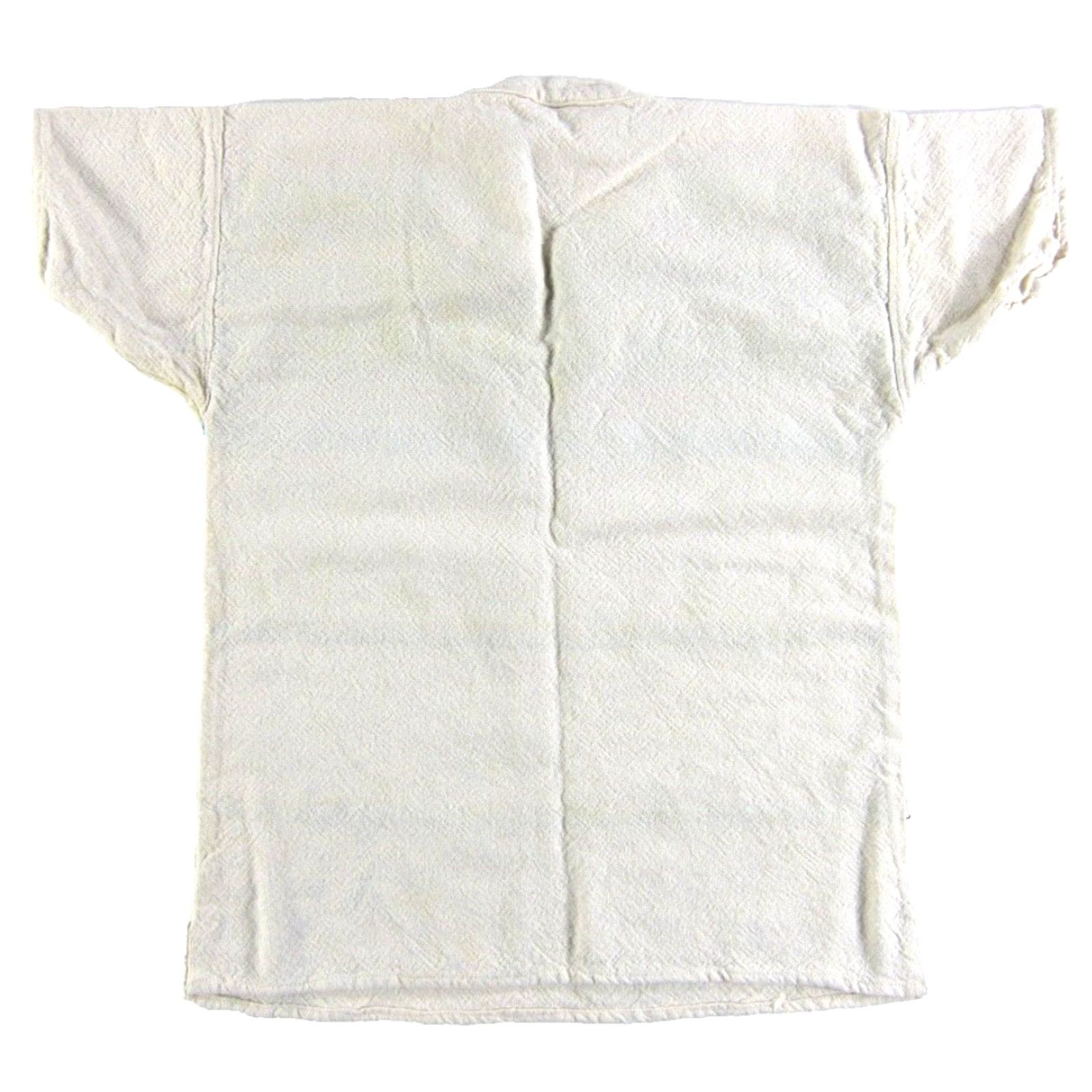 Vintage VINTAGE Ethnic Cotton Ivory Blue Brown Stripe Short Sleeve Tunic Blouse Women M Size M / US 6-8 / IT 42-44 - 2 Thumbnail