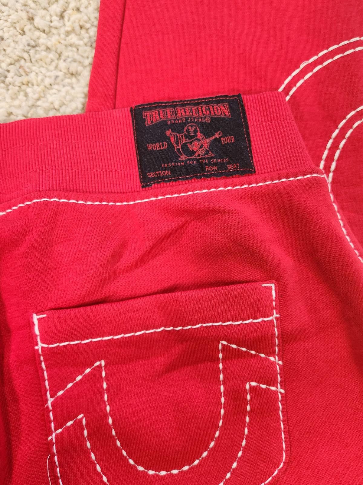 True Religion NEW True Religion Pull-On Flare Jeans Red Anniversary Medium Size 32" / US 10 / IT 46 - 2 Thumbnail
