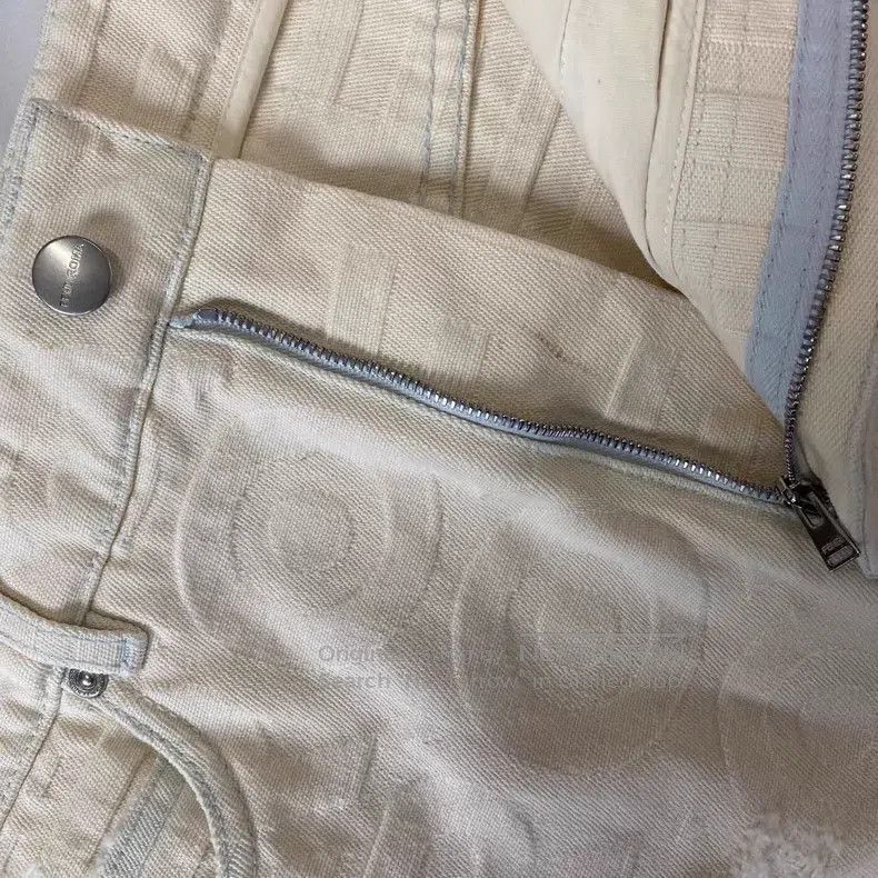 Fendi Fendi Beige Denim Skirt Size 24" / US 00 / IT 34 - 3 Thumbnail