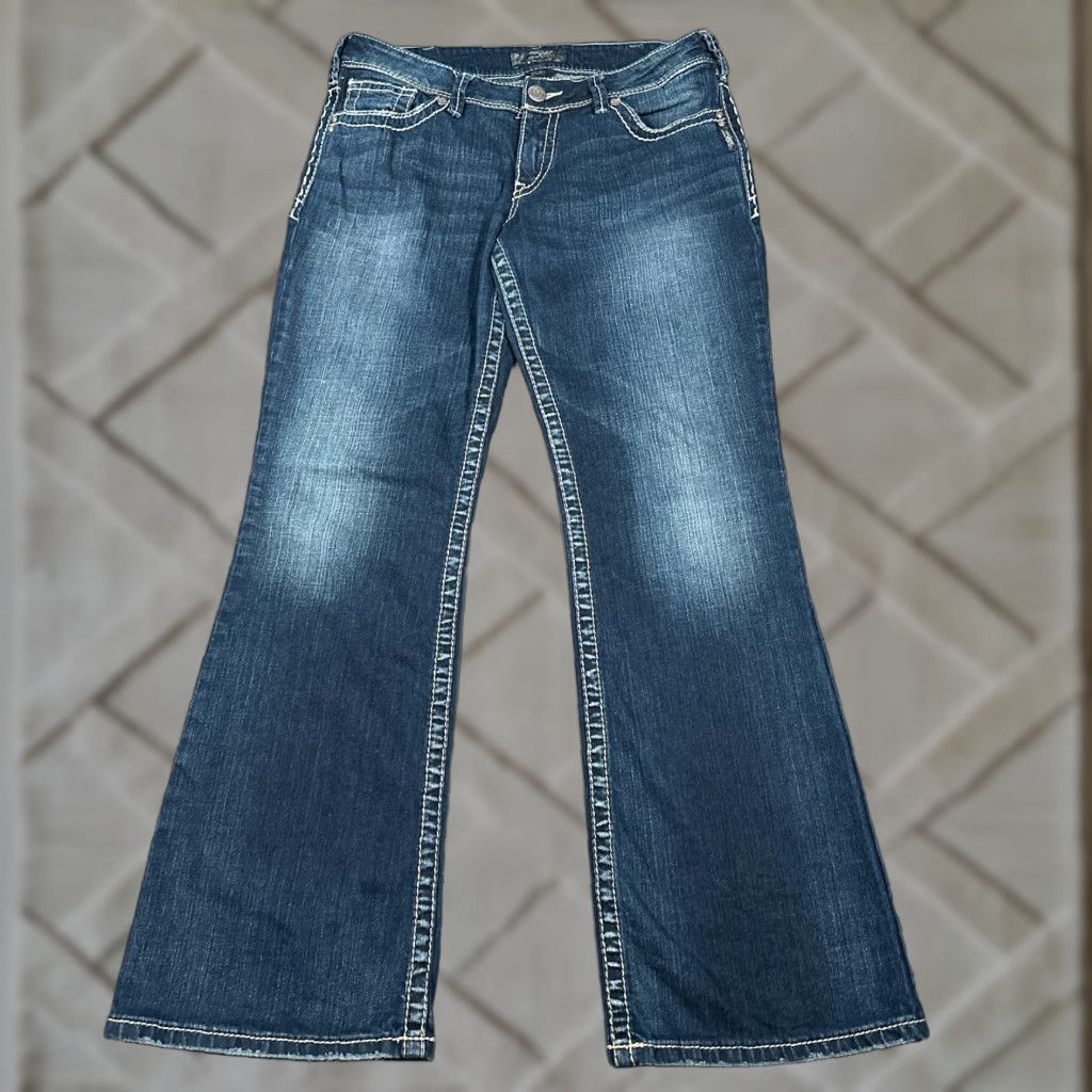 Silver Jeans Suki Slim Bootcut Women's Jeans 32x32 Dark Wash Blue